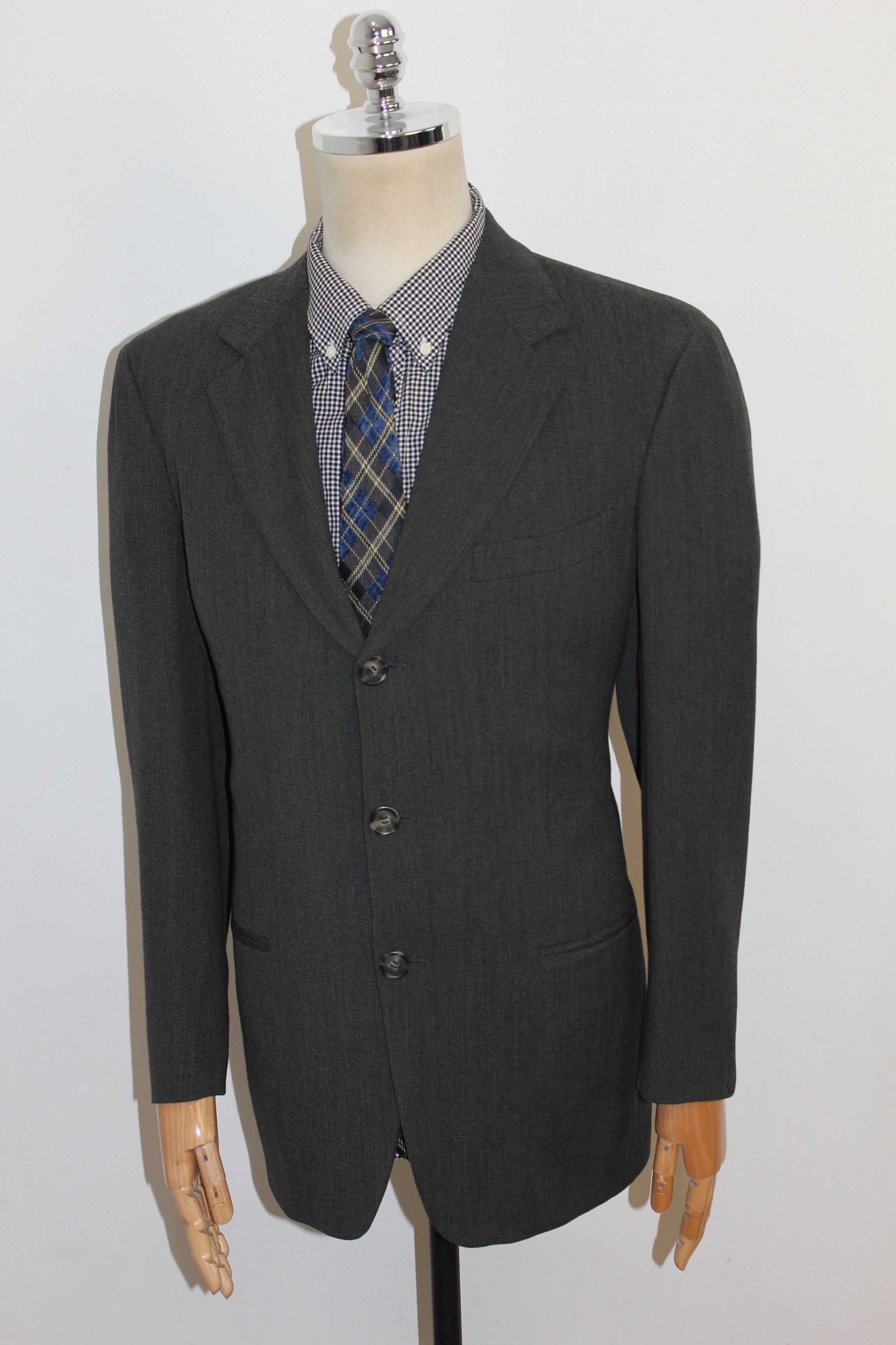 Designer Mens Ermenegildo Zegna Soft Blazer Jacket Size 48 Size US M / EU 48-50 / 2 - 3 Thumbnail