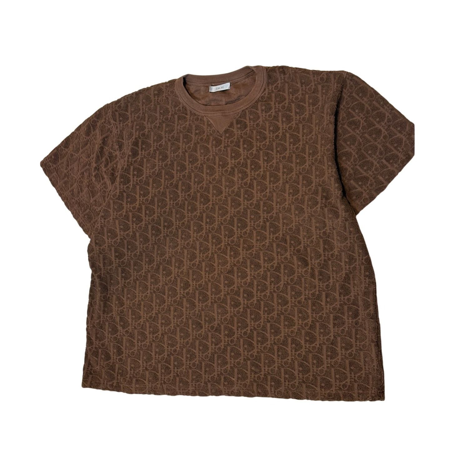 Dior Dior Brown Oblique Towel T-Shirt Size US XL / EU 56 / 4 - 1 Thumbnail