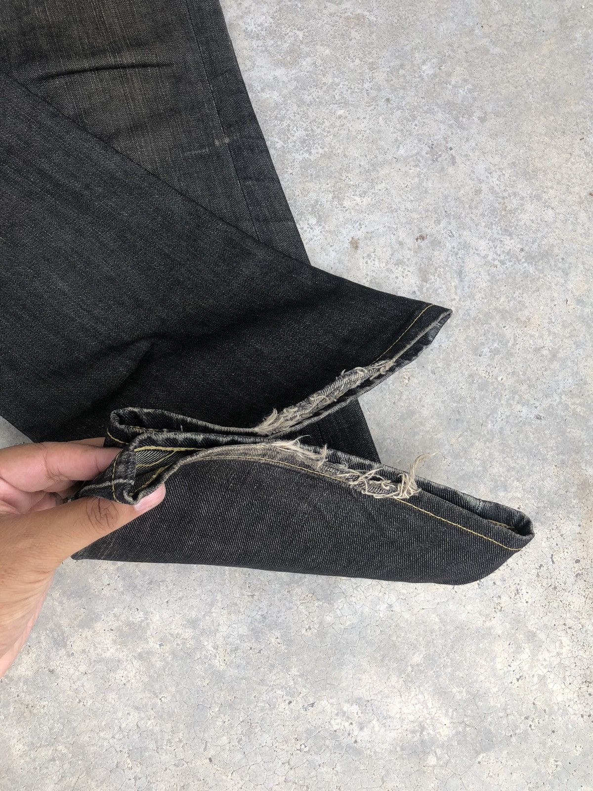 Lee Japanese Lee Flared Jeans Distressed Jeans Size US 33 - 13 Thumbnail