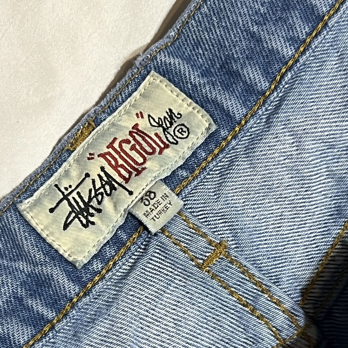 Stussy Big Ol’ Jeans, Light Wash Size US 38 / EU 54 - 3 Thumbnail