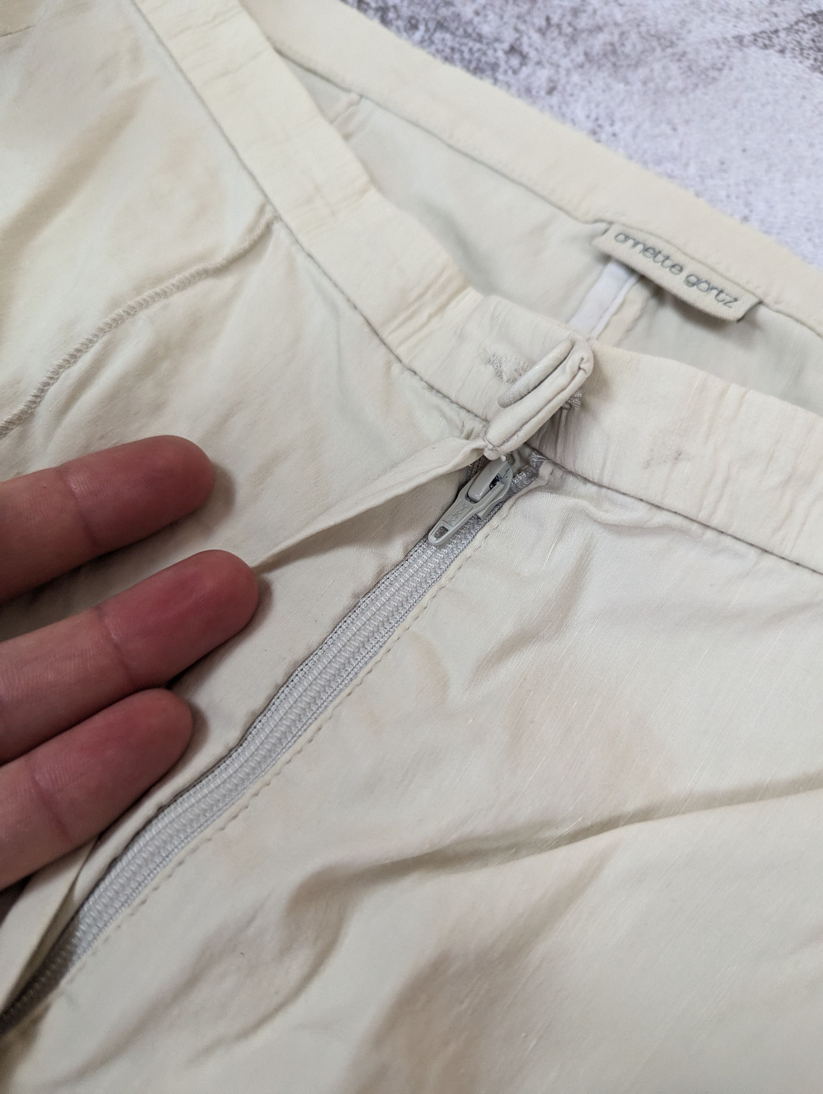 Annette Gortz Annette Gortz Minimal Linen Blend Pants 42 Size 31" - 9 Thumbnail