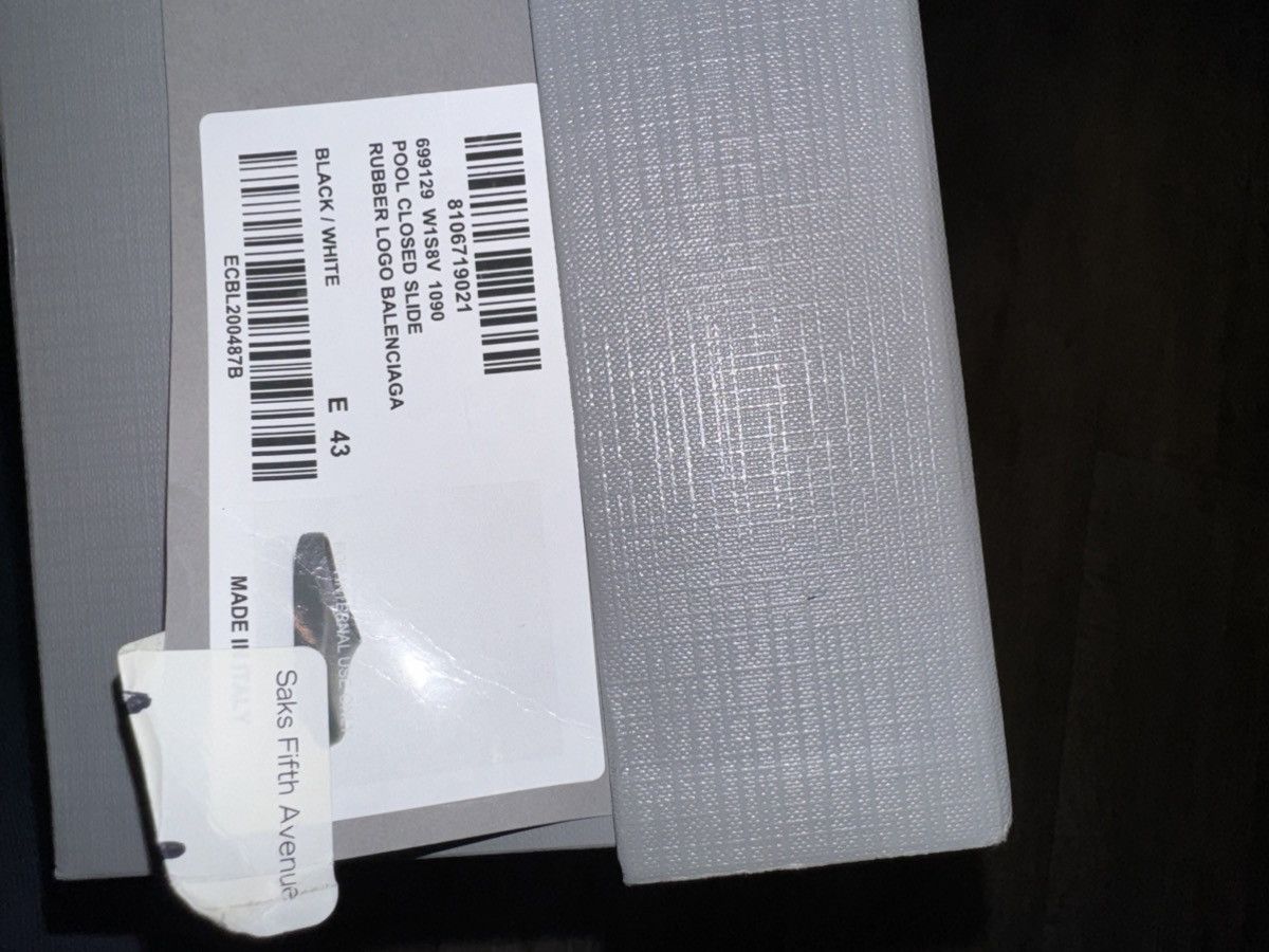 Balenciaga BALENCIAGA POOL CLOSED SIDE Size US 10 / EU 43 - 2 Thumbnail