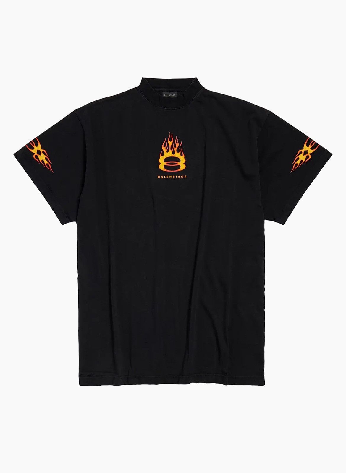 Balenciaga Balenciaga Unity Burning Oversized T shirt Size US L / EU 52-54 / 3 - 1 Thumbnail