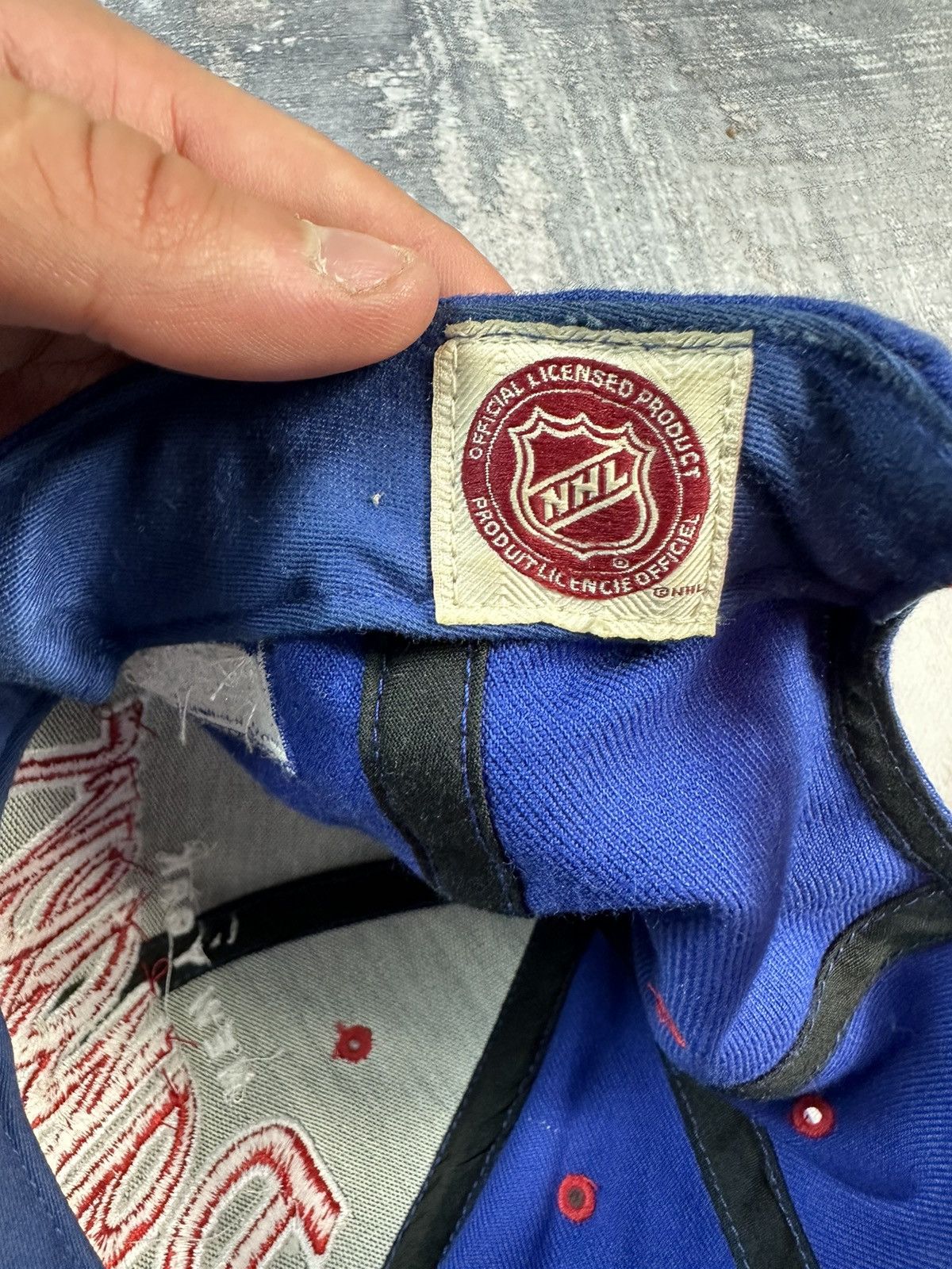 NHL New York Rangers Cap , Hat One Size Size ONE SIZE - 5 Thumbnail