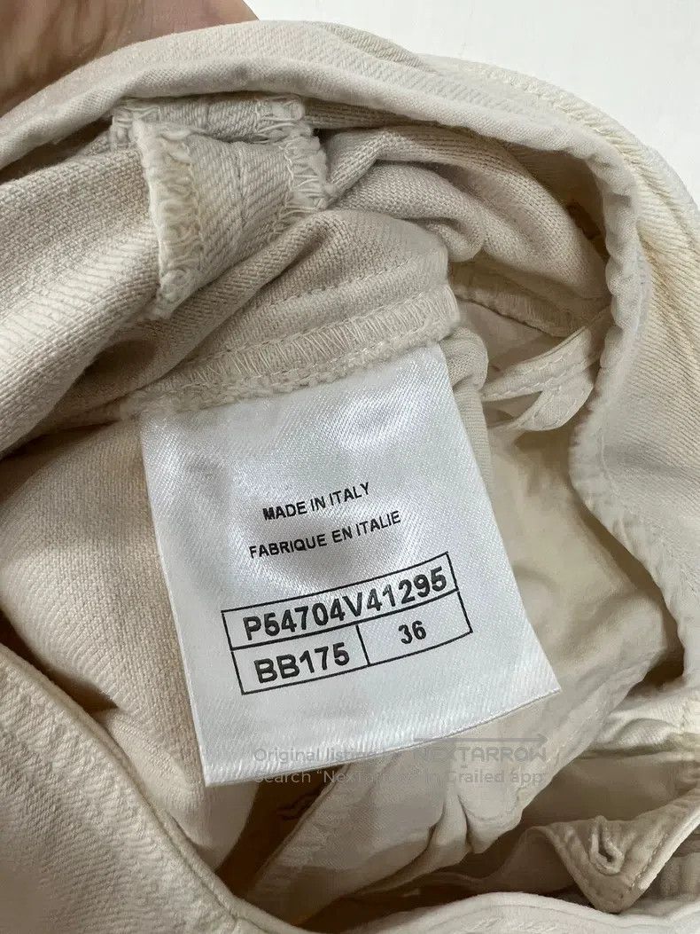 Chanel Chanel White jeans with diamond buckles Size 24" / US 00 / IT 34 - 4 Thumbnail