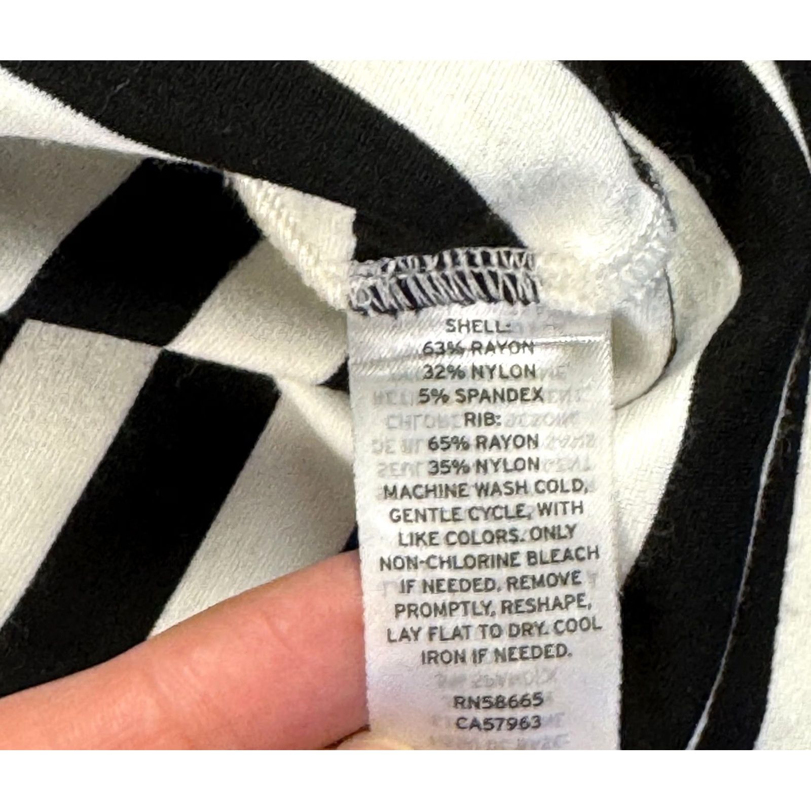 Nordstrom Nordstrom Shirt Dress Womens XS Striped Short Sleeve Stretch Casual Size XS / US 0-2 / IT 36-38 - 3 Thumbnail