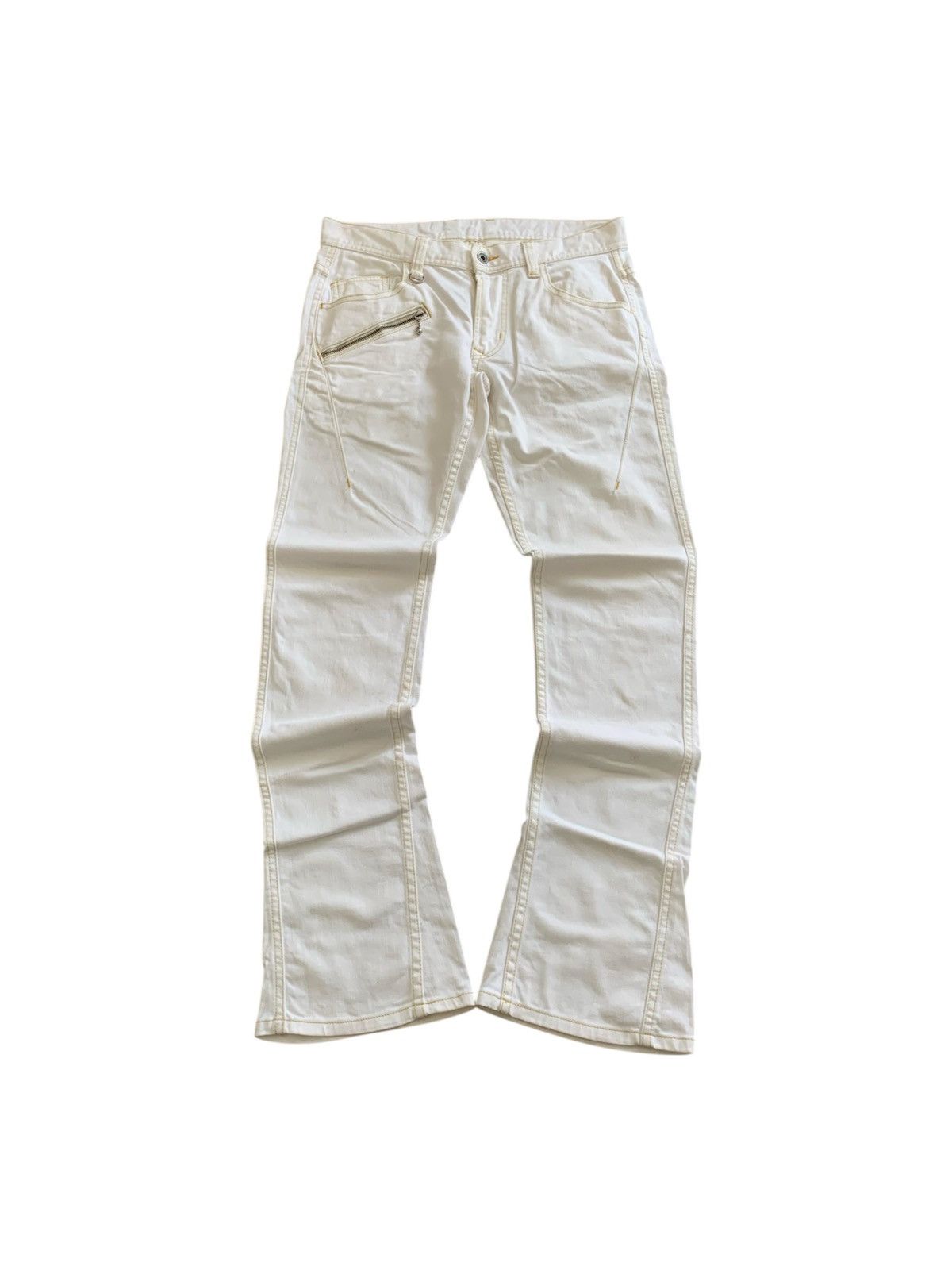 HIDEAWAYS Hideaways Nicole Club Zipper Flared Jeans Size US 32 / EU 48 - 1 Thumbnail