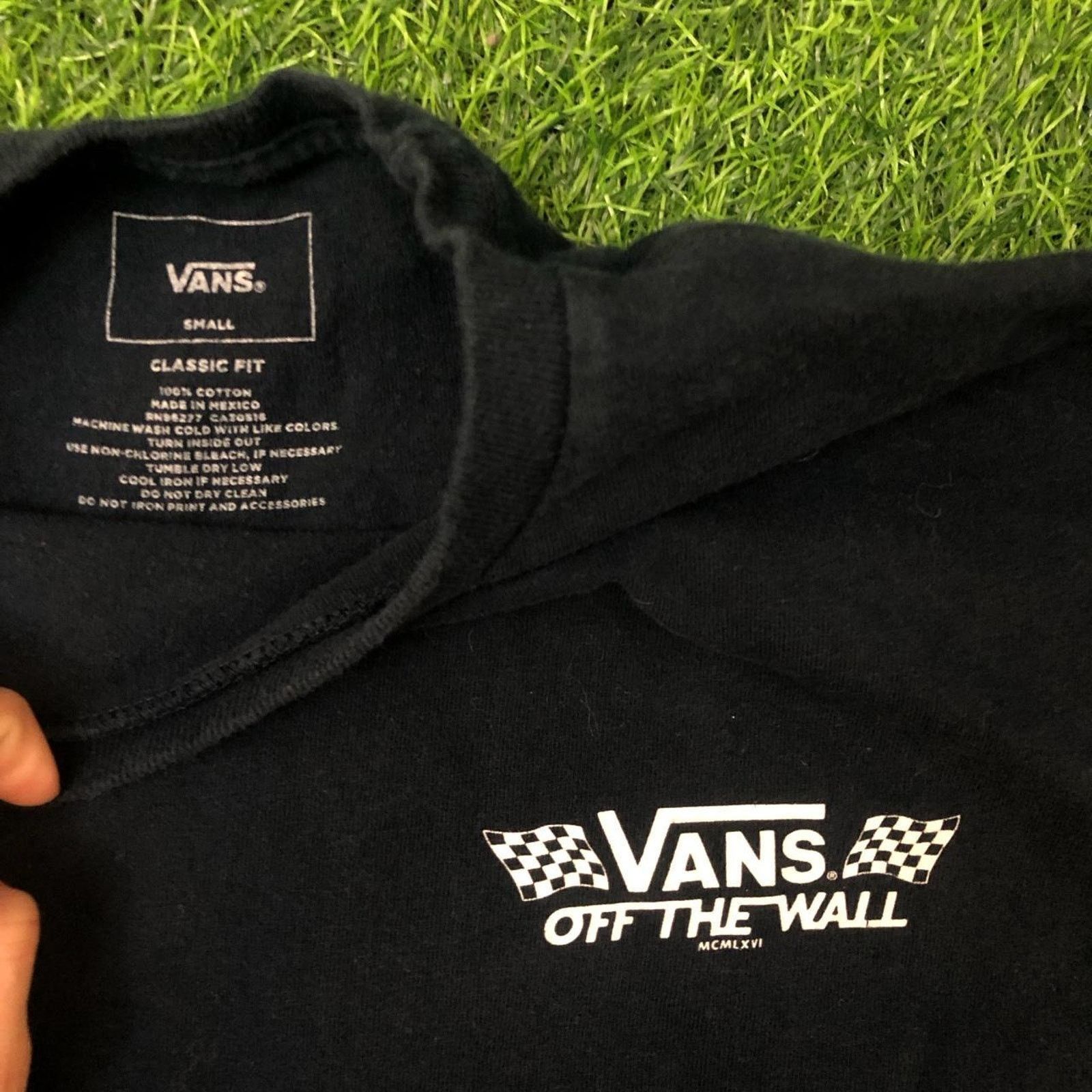 Vans Retro Navy Vans Graphic Long-sleeve Tee Size US S / EU 44-46 / 1 - 4 Thumbnail