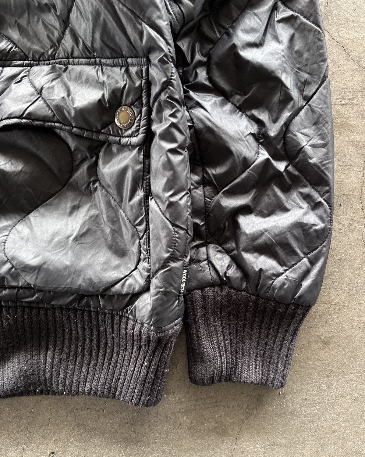Woolrich Woolen Mills 1990s Wool Rich Puffer Jacket Size US L / EU 52-54 / 3 - 3 Thumbnail