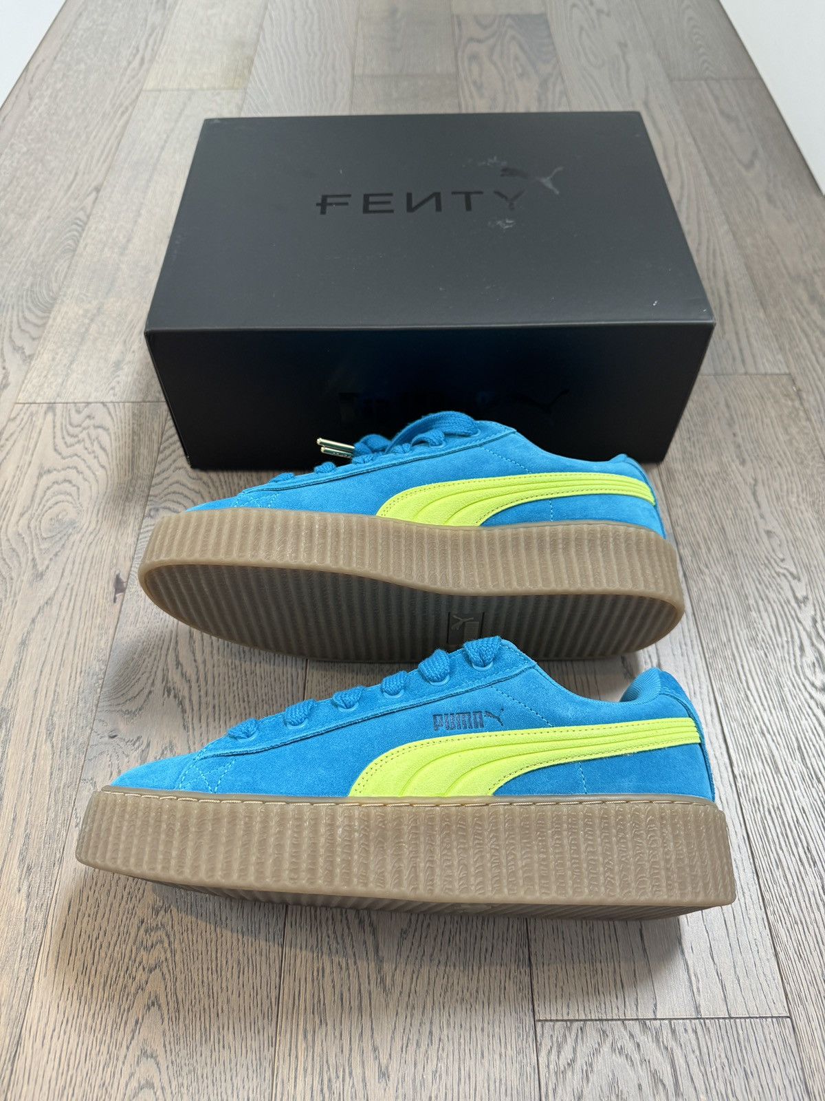 Fenty × Puma Fenty X Puma Creeper Phatty (speed blue - lime pow - gum) Size US 9.5 / EU 42-43 - 3 Thumbnail