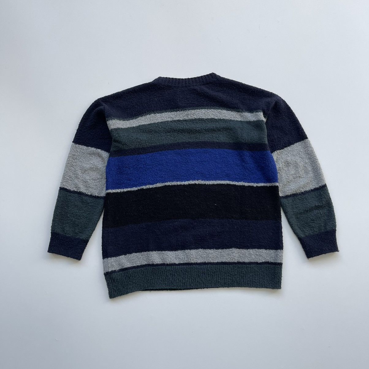 Japanese Brand × Sacai Sacai Resort 2017 Cotton Knit Sweater Unisex Colorblock Rare Size US L / EU 52-54 / 3 - 3 Thumbnail