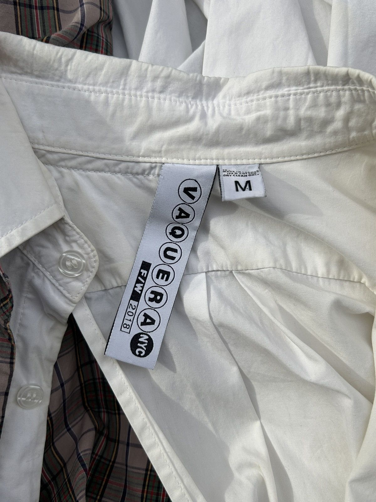 Vaquera Vaquera NYC F/W 2018 asymmetric mis-match button up Size M / US 6-8 / IT 42-44 - 7 Thumbnail