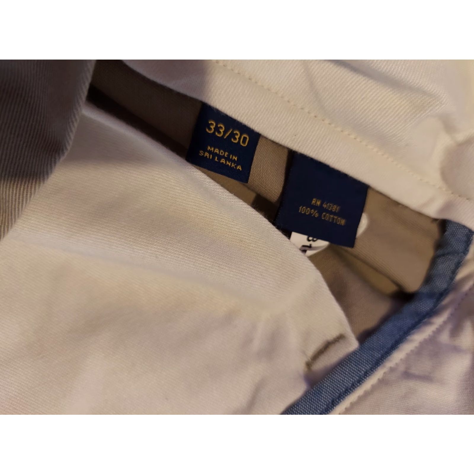 Polo Ralph Lauren Polo Ralph Lauren Pants Khaki Dress Beige 33x30 34x30 Cotton Slack Chino Trouser Mens Size US XS / EU 42 / 0 - 5 Thumbnail