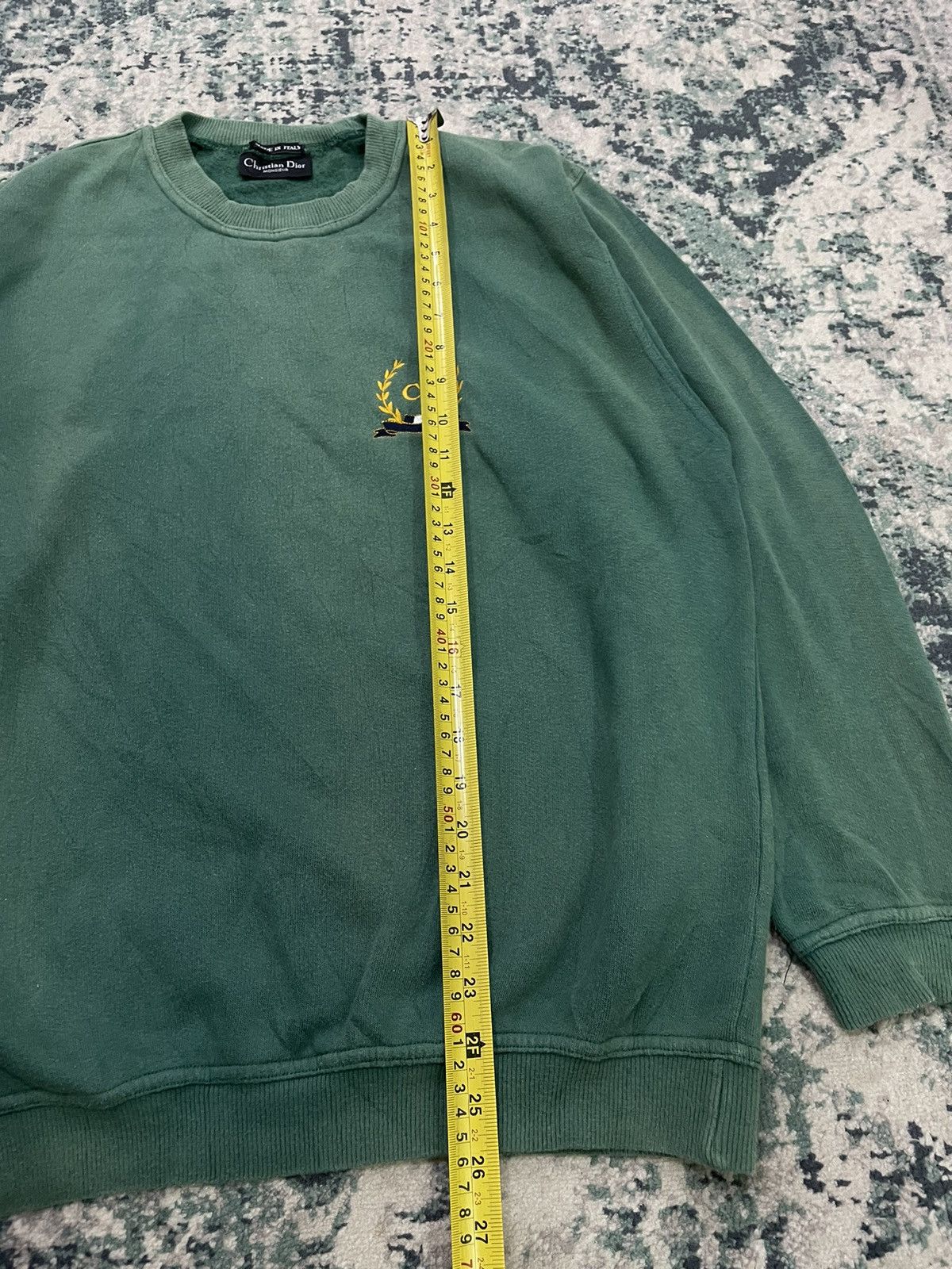 Christian Dior Monsieur × Vintage Vintage Christian Dior CD Spellout Sweatshirt Size US L / EU 52-54 / 3 - 12 Thumbnail