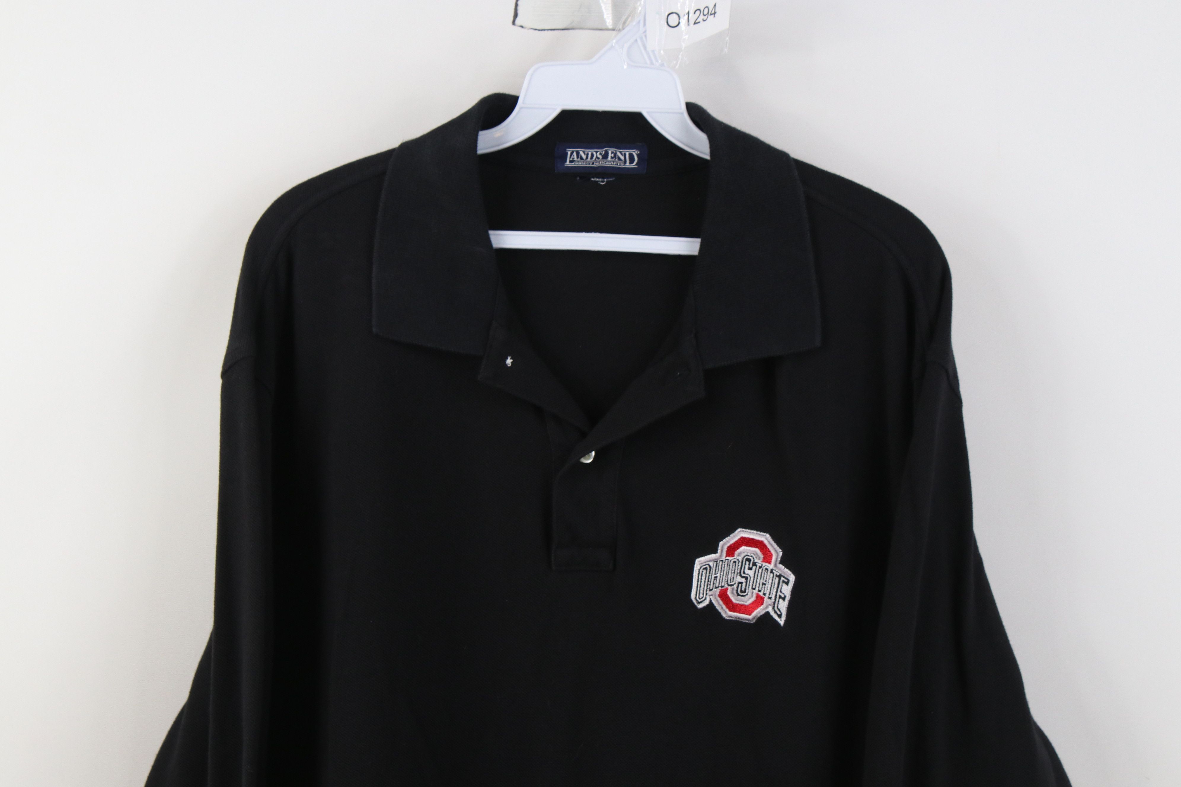 Lands' End Vintage 90s Lands End Ohio State University Sleeve Shirt Size US L / EU 52-54 / 3 - 2 Thumbnail