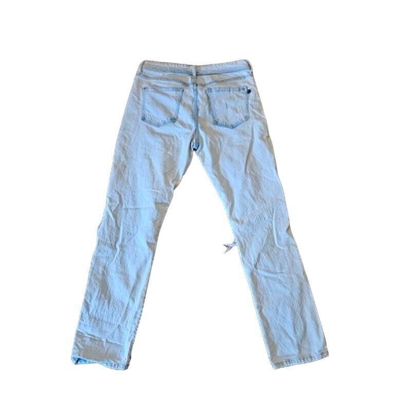 Designer Pilcro Slim Straight Distressed Jeans Size 28 Size 28" / US 6 / IT 42 - 2 Thumbnail