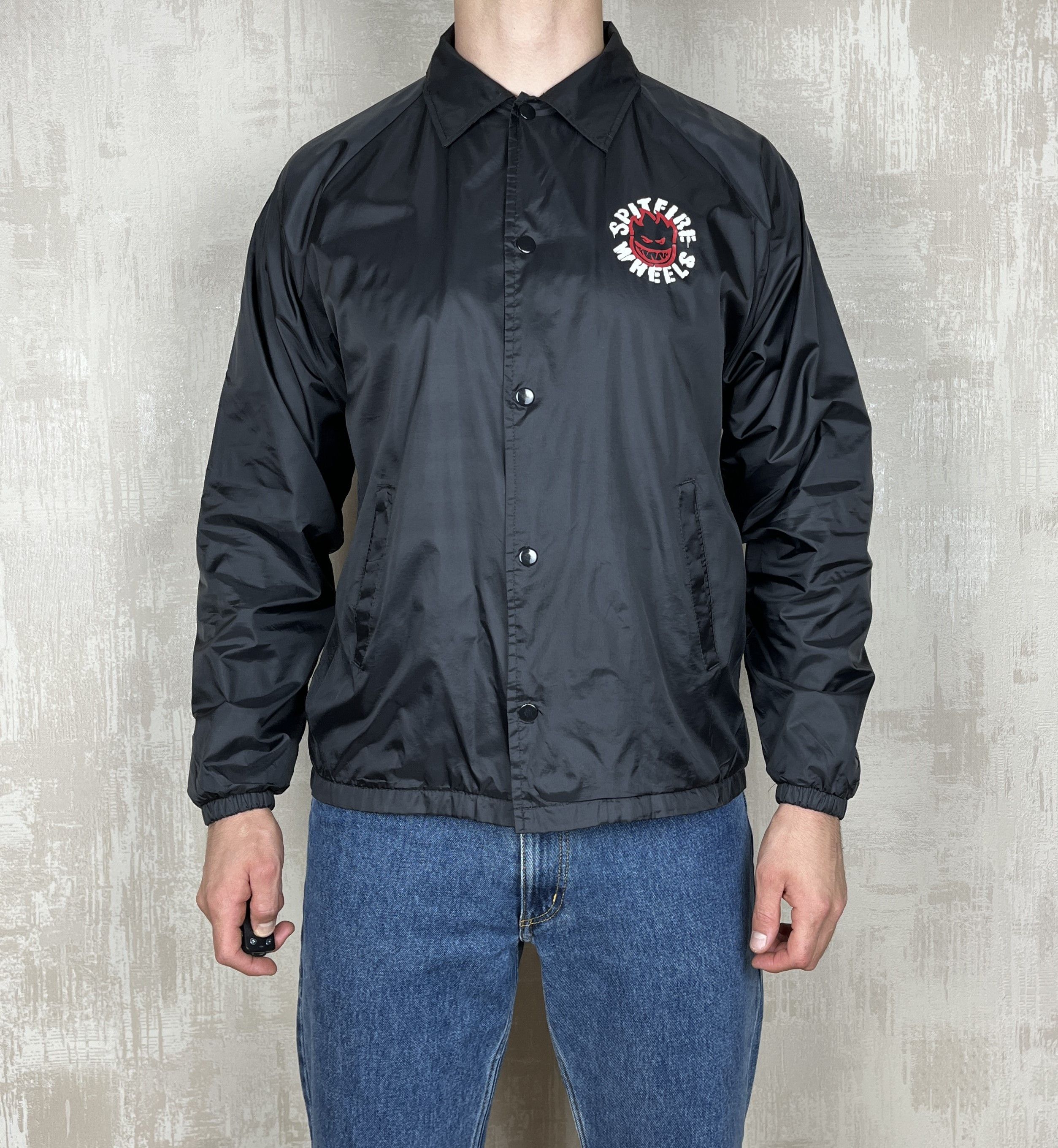 Shorty's Skateboards Spitfire Wheels Windbreaker Overshirt Jacket Snap Button Size US L / EU 52-54 / 3 - 5 Thumbnail