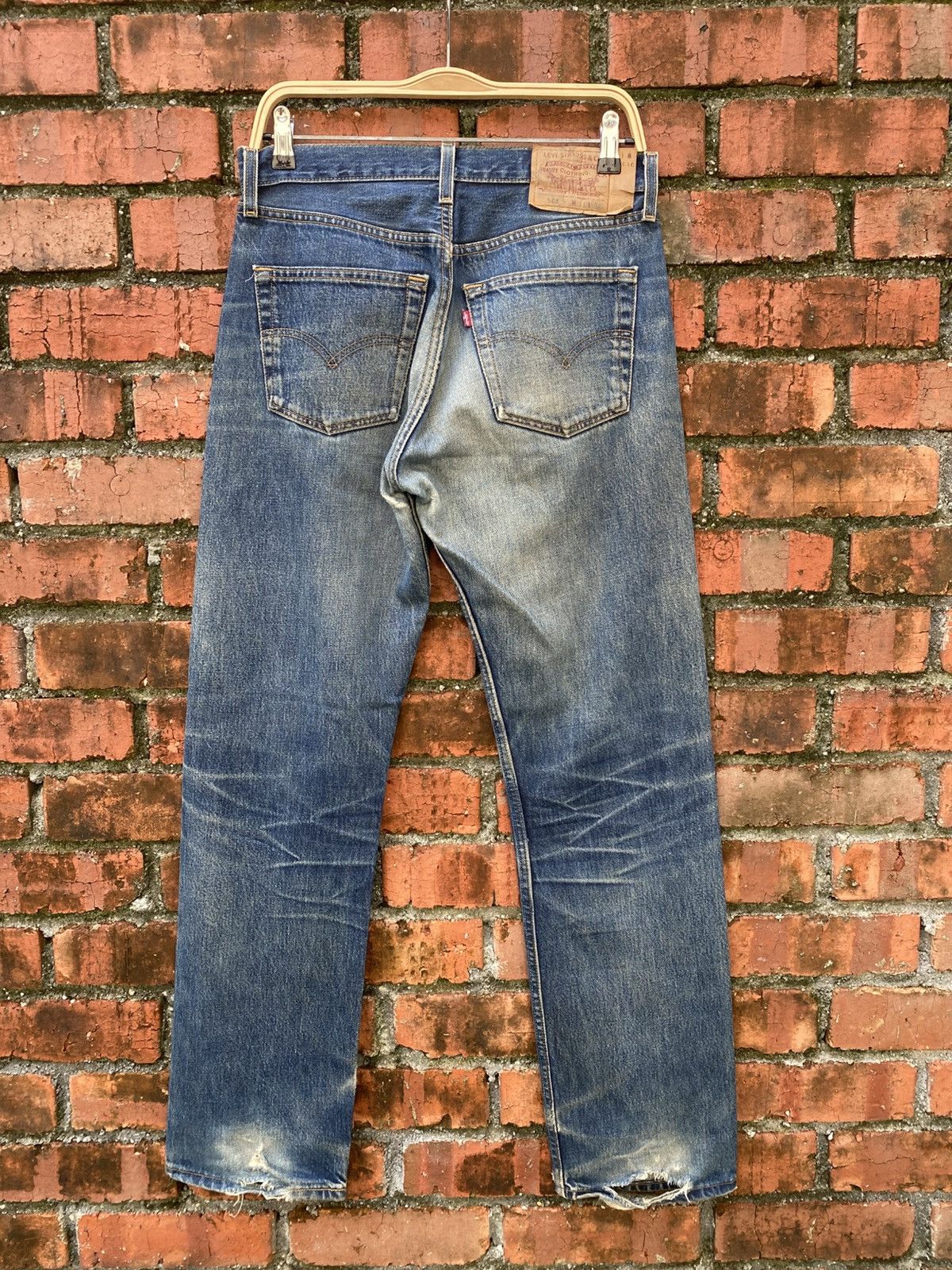 Levi's Vintage Clothing W31x32 vintage levi's 501 made in USA distressed Size US 31 - 2 Thumbnail