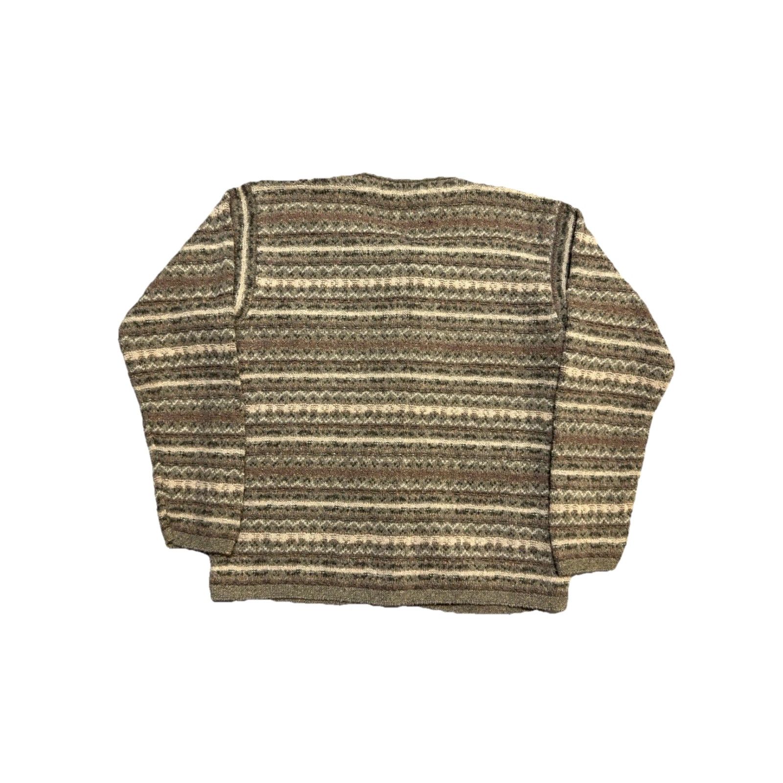 Eddie Bauer Eddie Bauer Cardigan Sweater Womens Size S Multicolor Knit Cotton Blend Button Sleeve Long Striped Casual Regular Fit Size S / US 4 / IT 40 - 2 Thumbnail