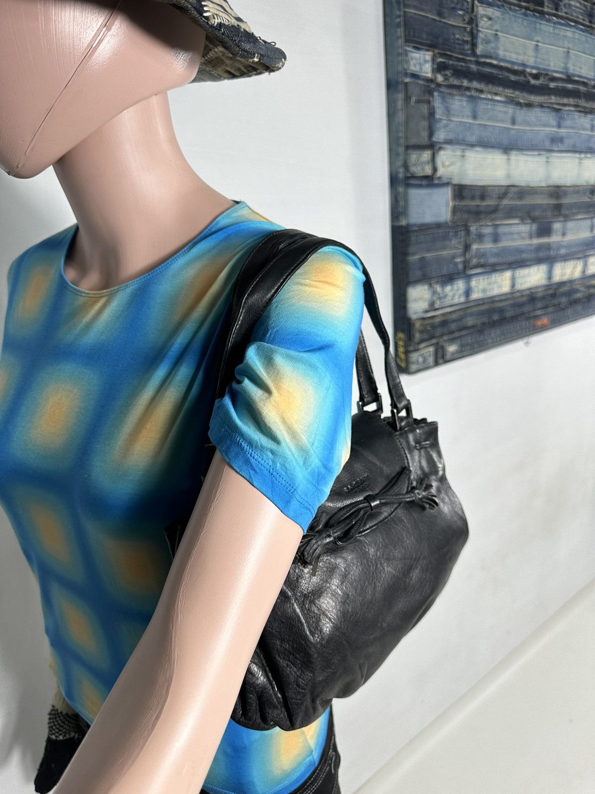Yohji Yamamoto Ysaccs By Yohji Yamamoto Leather hobo Bag Size ONE SIZE - 3 Thumbnail