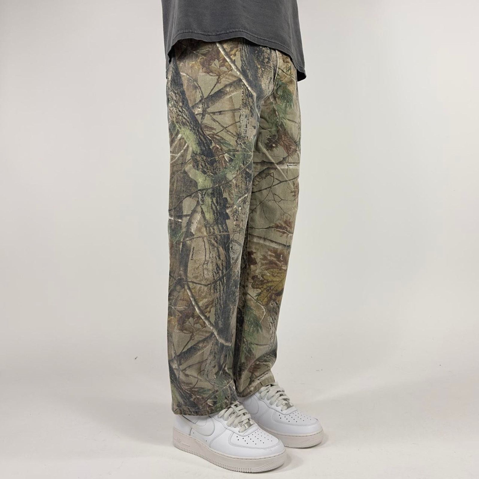 Realtree RealTree Y2K Cyber Wide-Leg Camouflage Canvas Denim Pants Size US 34 / EU 50 - 4 Thumbnail