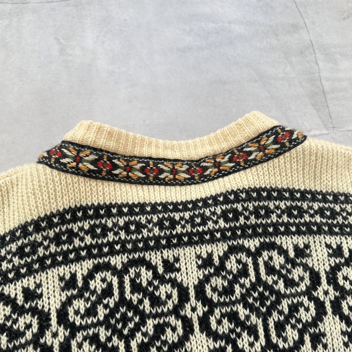 Dale Of Norway 80s 90s Nordic Pattern Knit Cardigan Vintage Dale Of Norway Size US L / EU 52-54 / 3 - 14 Thumbnail