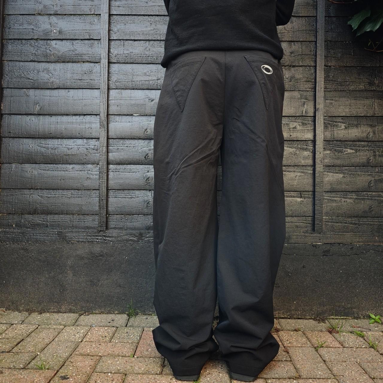 Other 49Percent Black/Green Slit Panelled Trousers Size US 32 / EU 48 - 5 Thumbnail