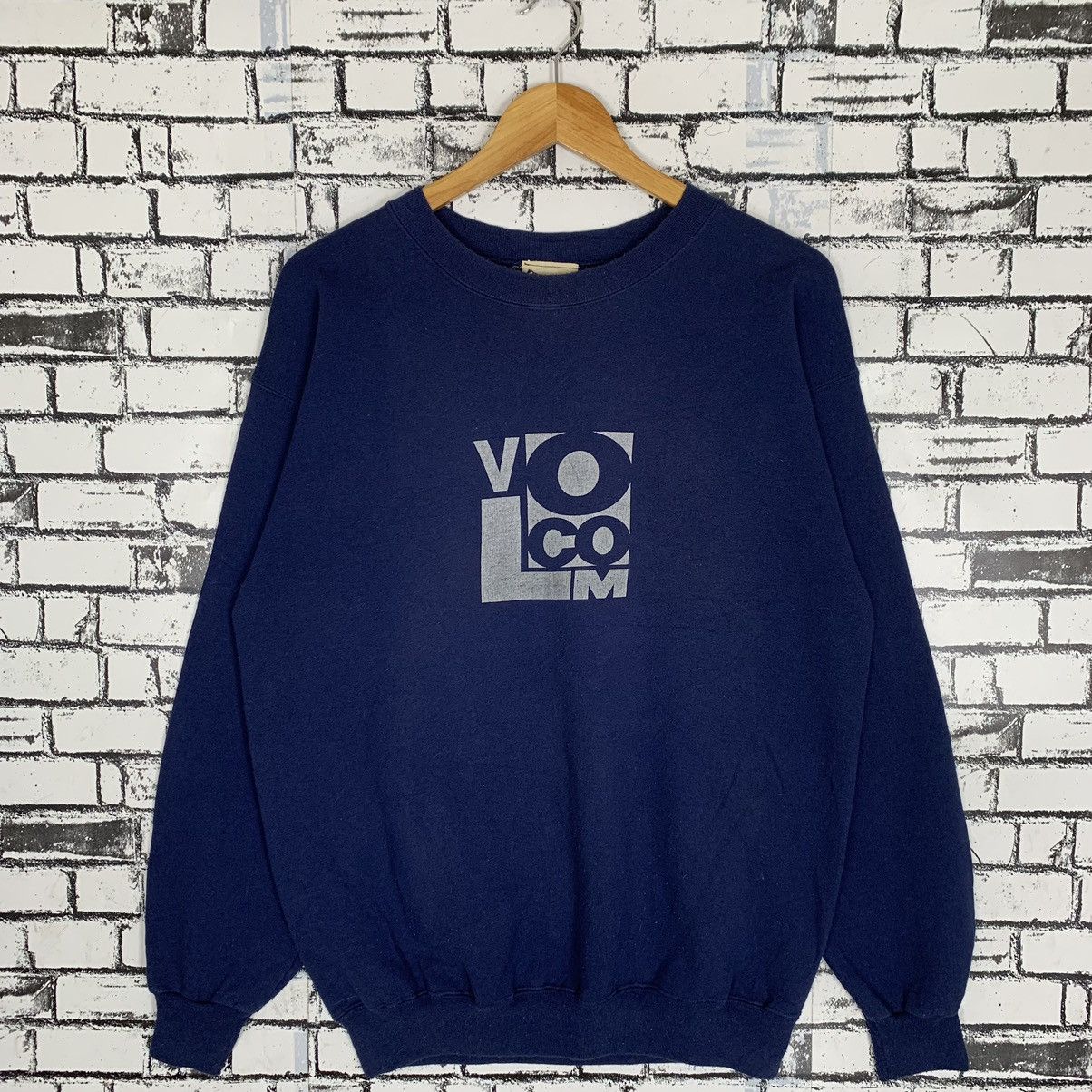 Vintage × Volcom Vintage Volcom Sweatshirt Navy Blue Size US M / EU 48-50 / 2 - 1 Thumbnail