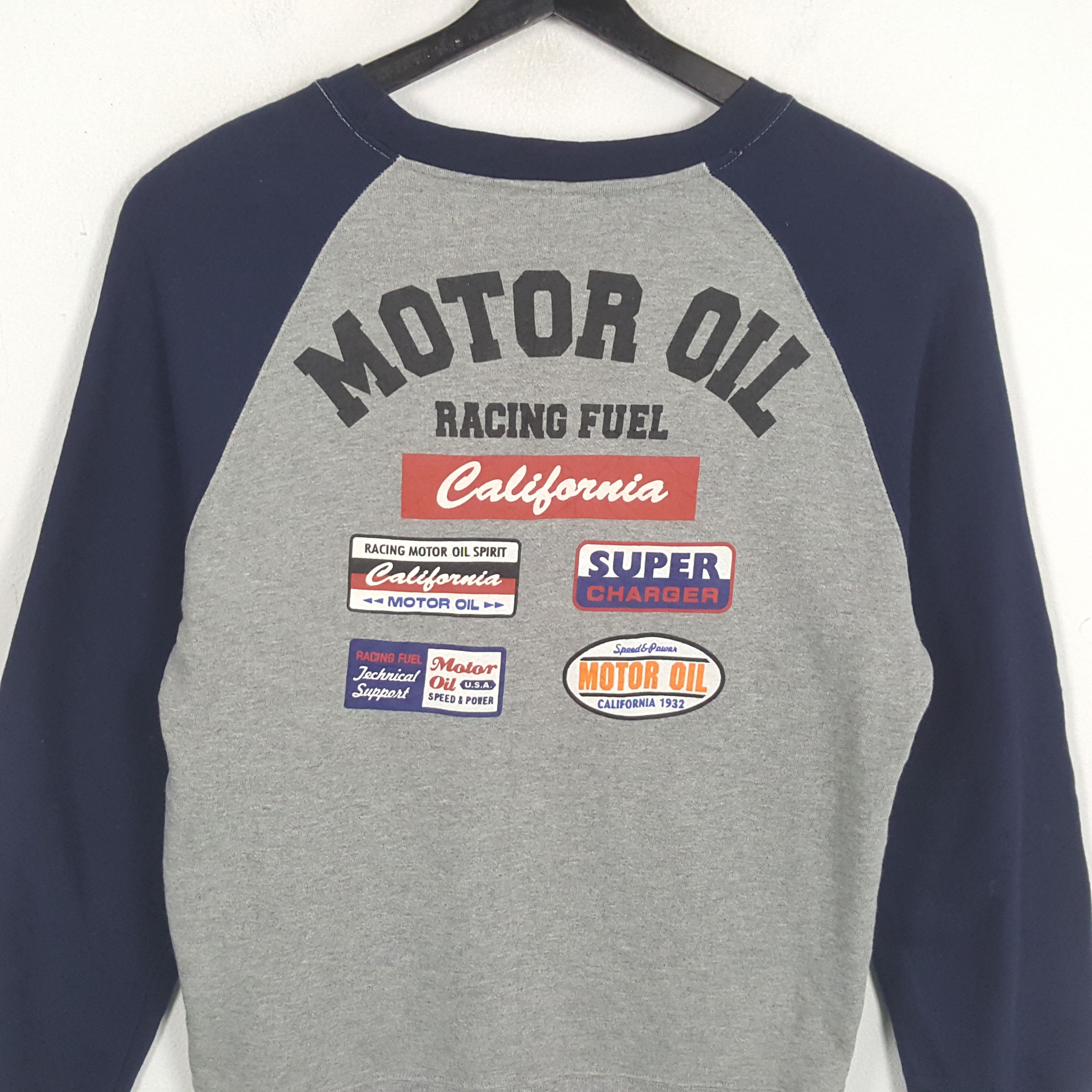 Vintage 76 RACING OIL Promo Style Sweatshirt Size US M / EU 48-50 / 2 - 2 Thumbnail