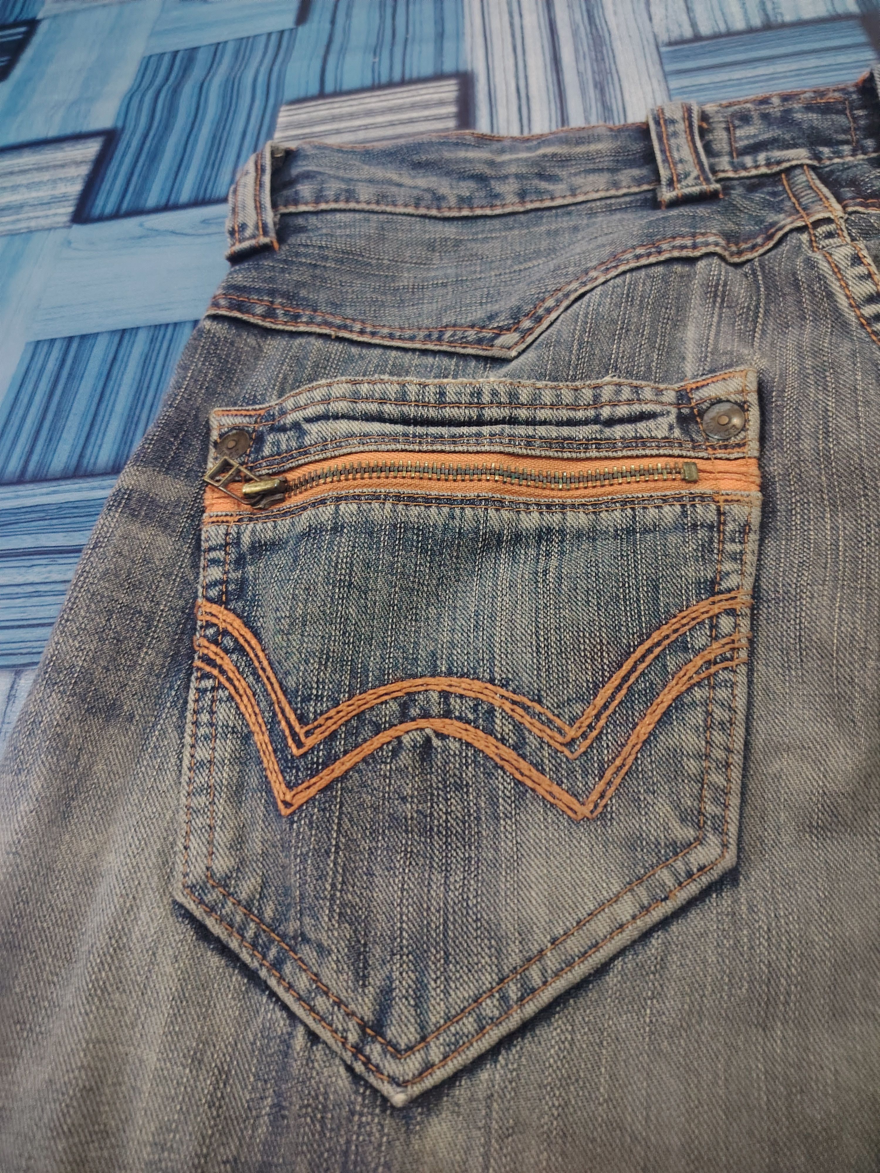 Edwin Edwin Exclusive Vintage Distressed Jeans Orange Stitch Size US 30 / EU 46 - 17 Thumbnail