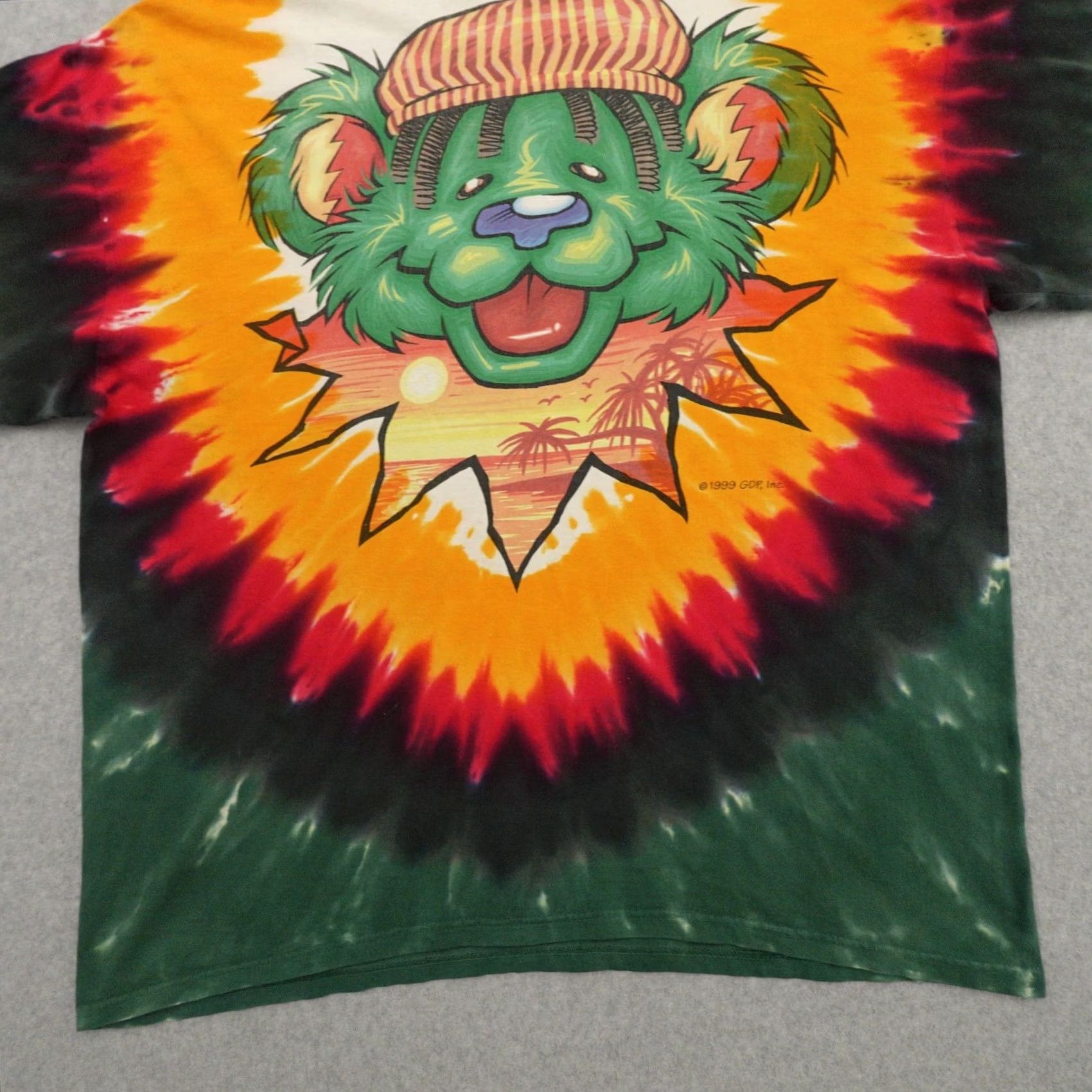 Liquid Blue VINTAGE Liquid Blue Tshirt Adult XL Rasta Bear 1999 Grateful Dead Reggae Size US XL / EU 56 / 4 - 7 Thumbnail