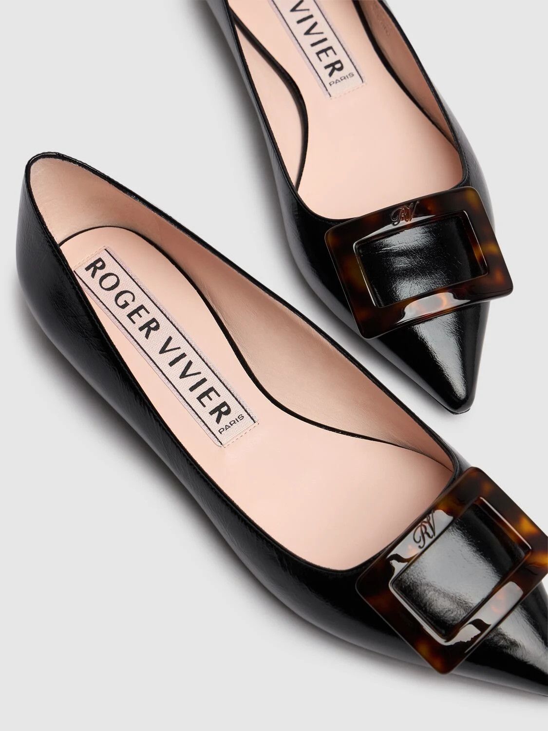 Roger Vivier o1s22i1n0824 Ballet Flats in Black Size US 6 / IT 36 - 4 Thumbnail