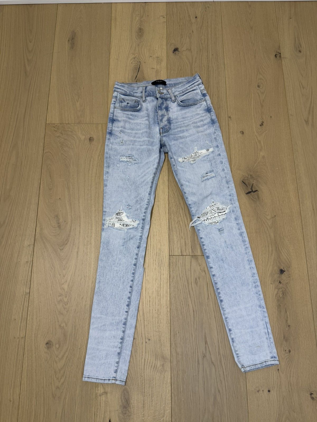 Amiri Bandana Patch Jeans