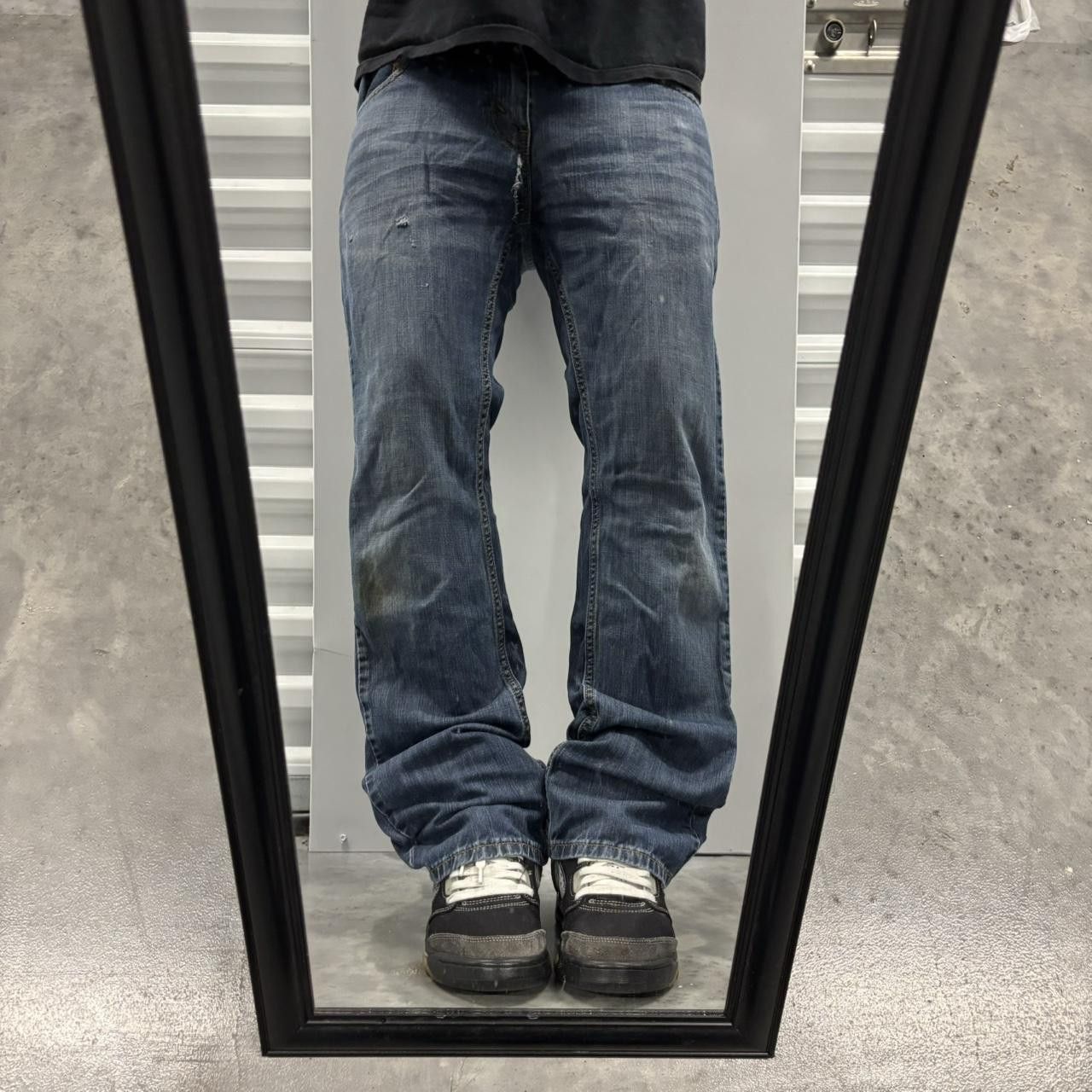 Levi's × Vintage Crazy Vintage Y2K/2000s Grunge Dark Wash Levis Denim Jeans! Size US 30 / EU 46 - 1 Thumbnail