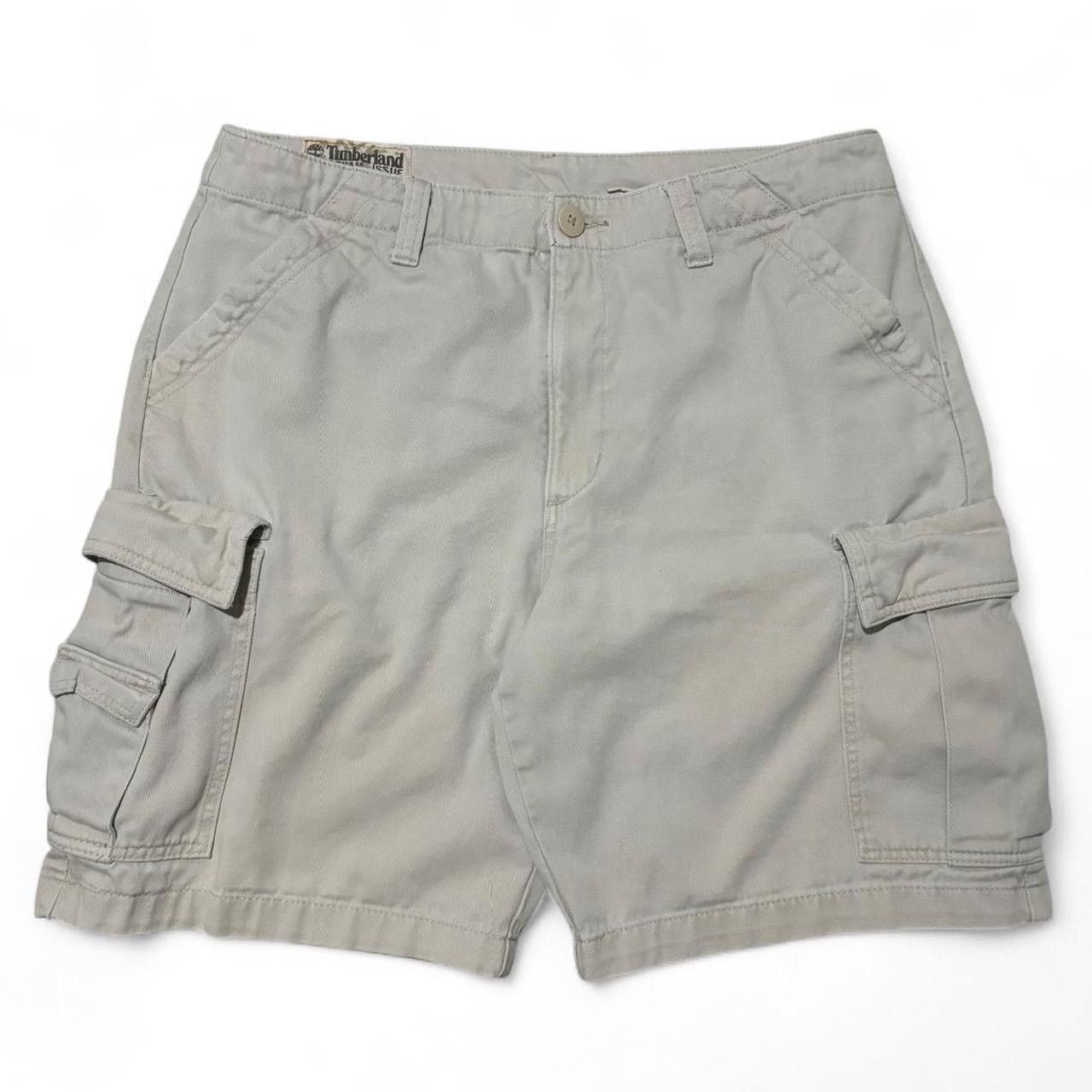 Timberland Timberland Cream Baggy Cargo Shorts Size US 34 / EU 50 - 1 Thumbnail