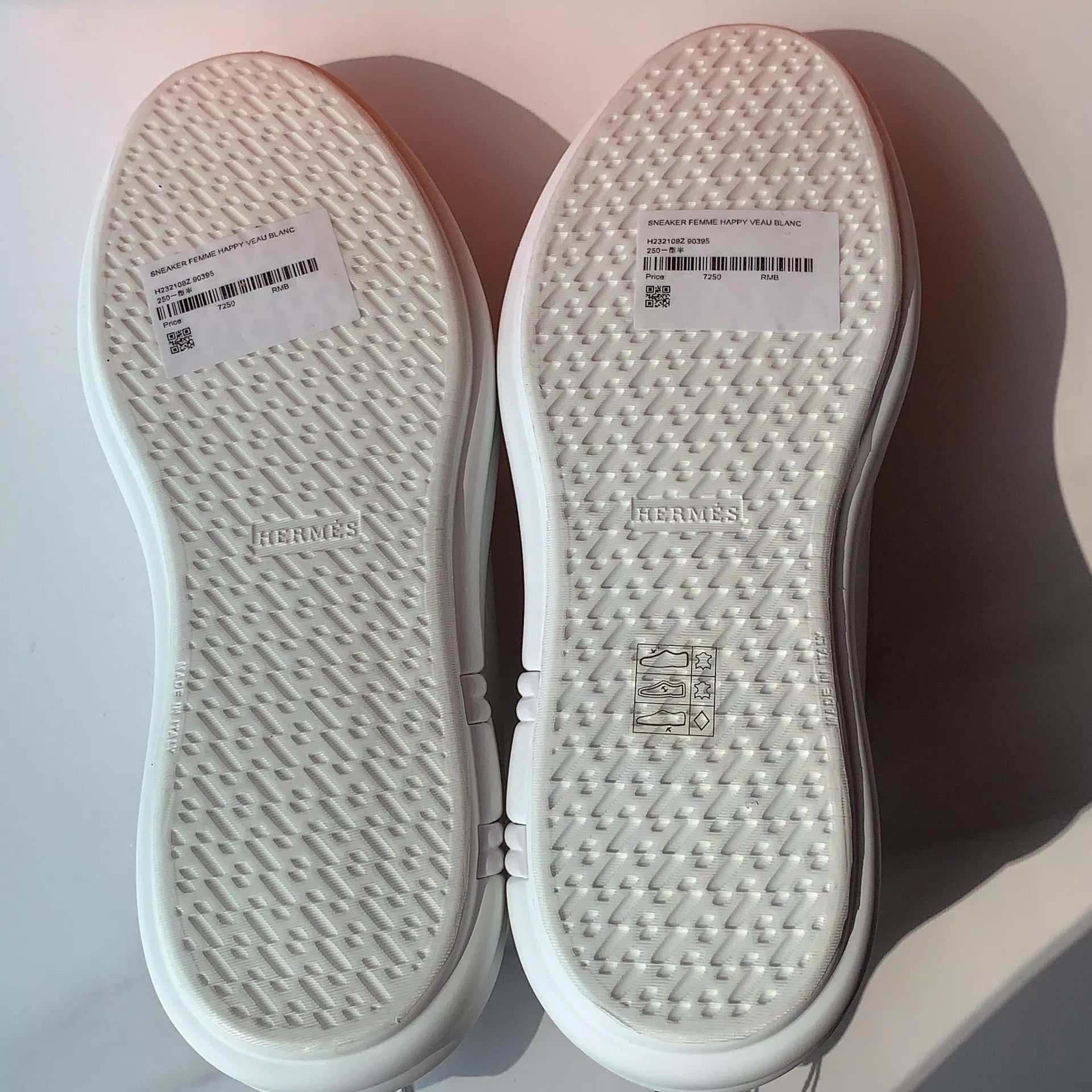 Hermes HERMES White Classic Sneaker 39.5 EU Versatile Size US 6.5 / EU 39-40 - 6 Thumbnail