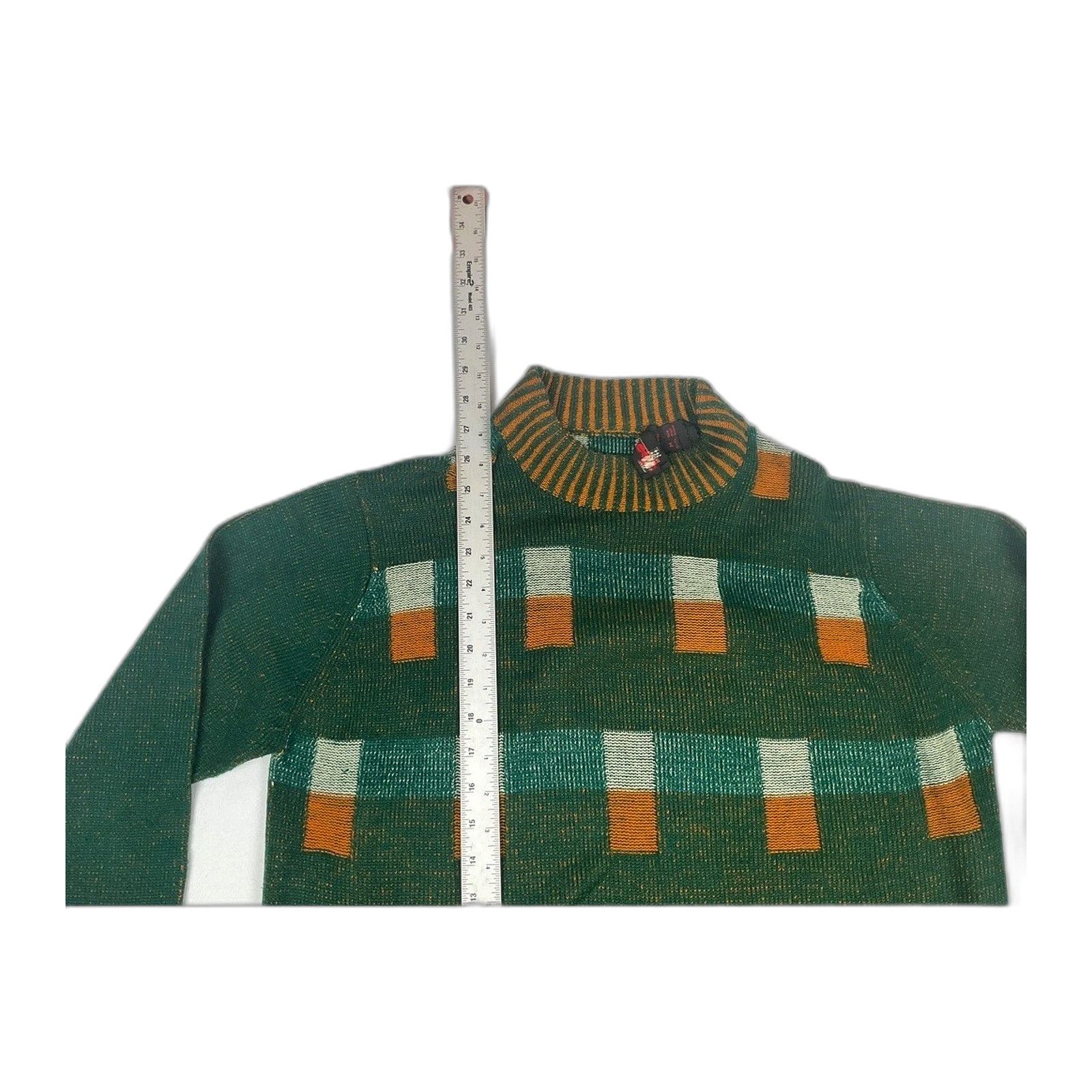 Vintage Baccarat Mens Vintage Knit Turtleneck Sweater Acrylic Geomet Size US M / EU 48-50 / 2 - 5 Thumbnail