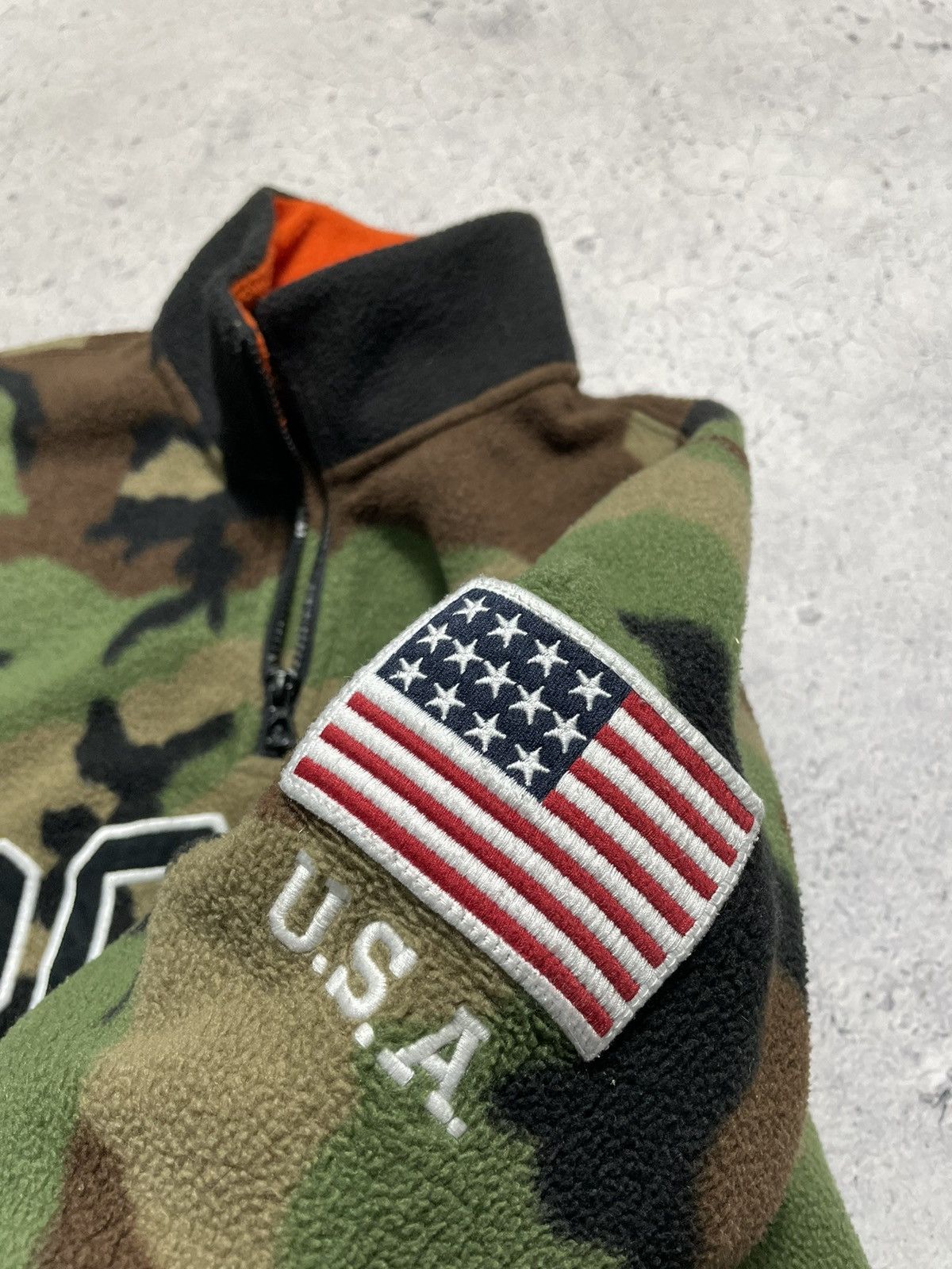 Polo Ralph Lauren Vintage Polo Ralph Lauren Camo Fleece Sweatshirt 1/4 Zip USA Size US M / EU 48-50 / 2 - 8 Thumbnail