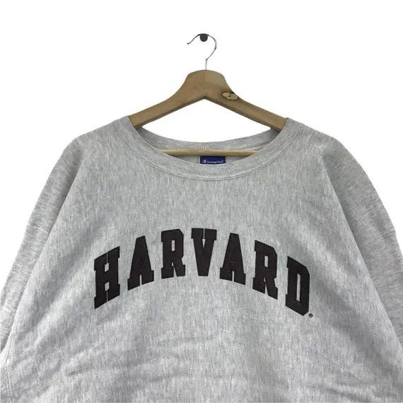 Champion Vtg HARVARD UNIVERSITY x CHAMPION Reverse Weave Sweatshirt Size XL / US 12-14 / IT 48-50 - 4 Thumbnail