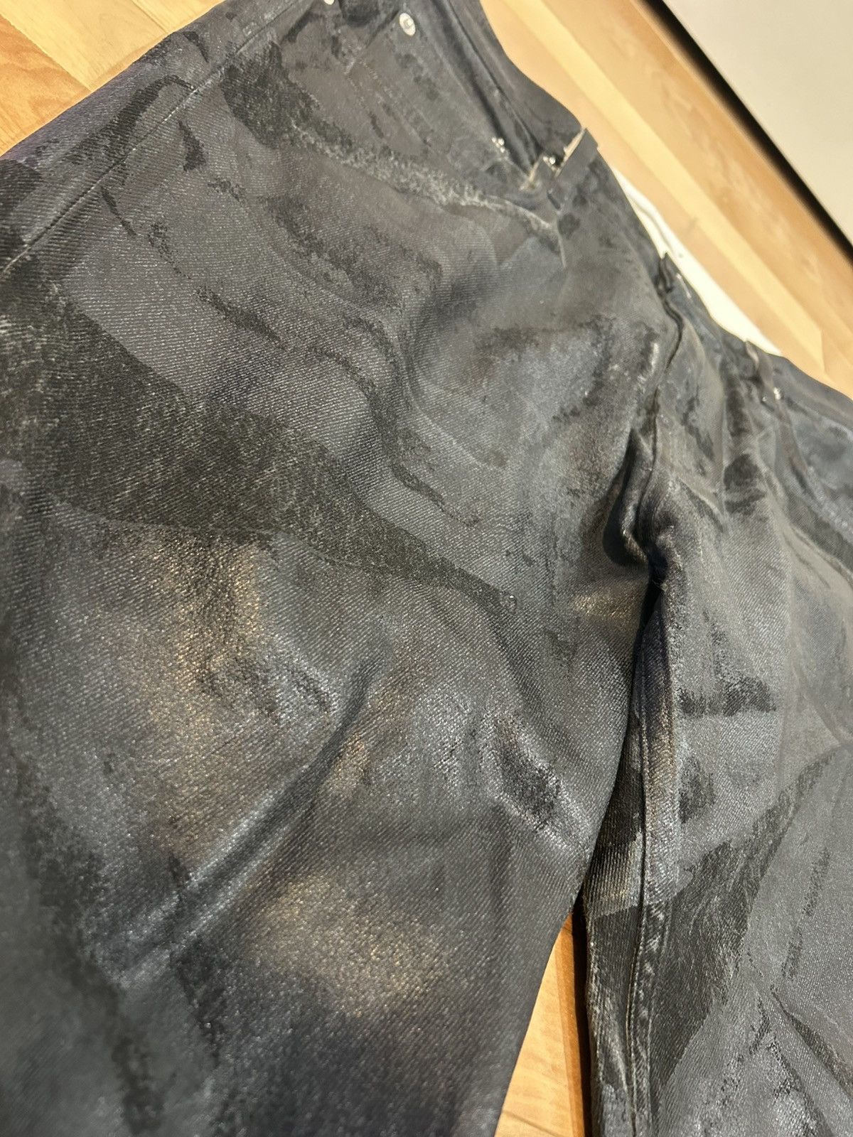 Helmut Lang Helmut Lang Waxed Denim Size US 32 / EU 48 - 4 Thumbnail