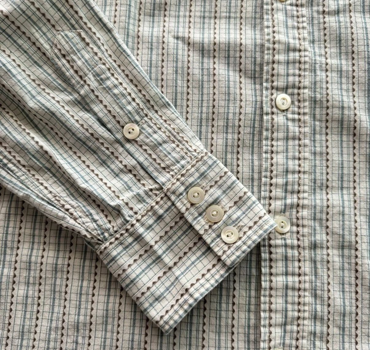 RRL Ralph Lauren RRL Ralph Lauren Double RL Pinstripe Shirt K22 Size US M / EU 48-50 / 2 - 4 Thumbnail