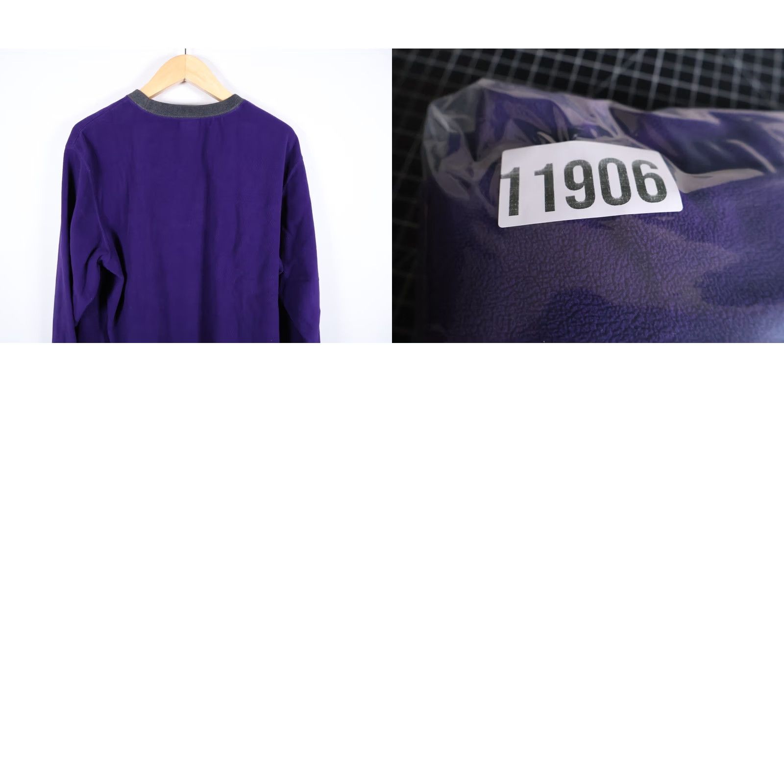 Disney VINTAGE Disney Eeyore Sweatshirt Women's Large Purple Embroidered 90s Oversized Fleece Crew Neck Pullover Size L / US 10 / IT 46 - 9 Thumbnail
