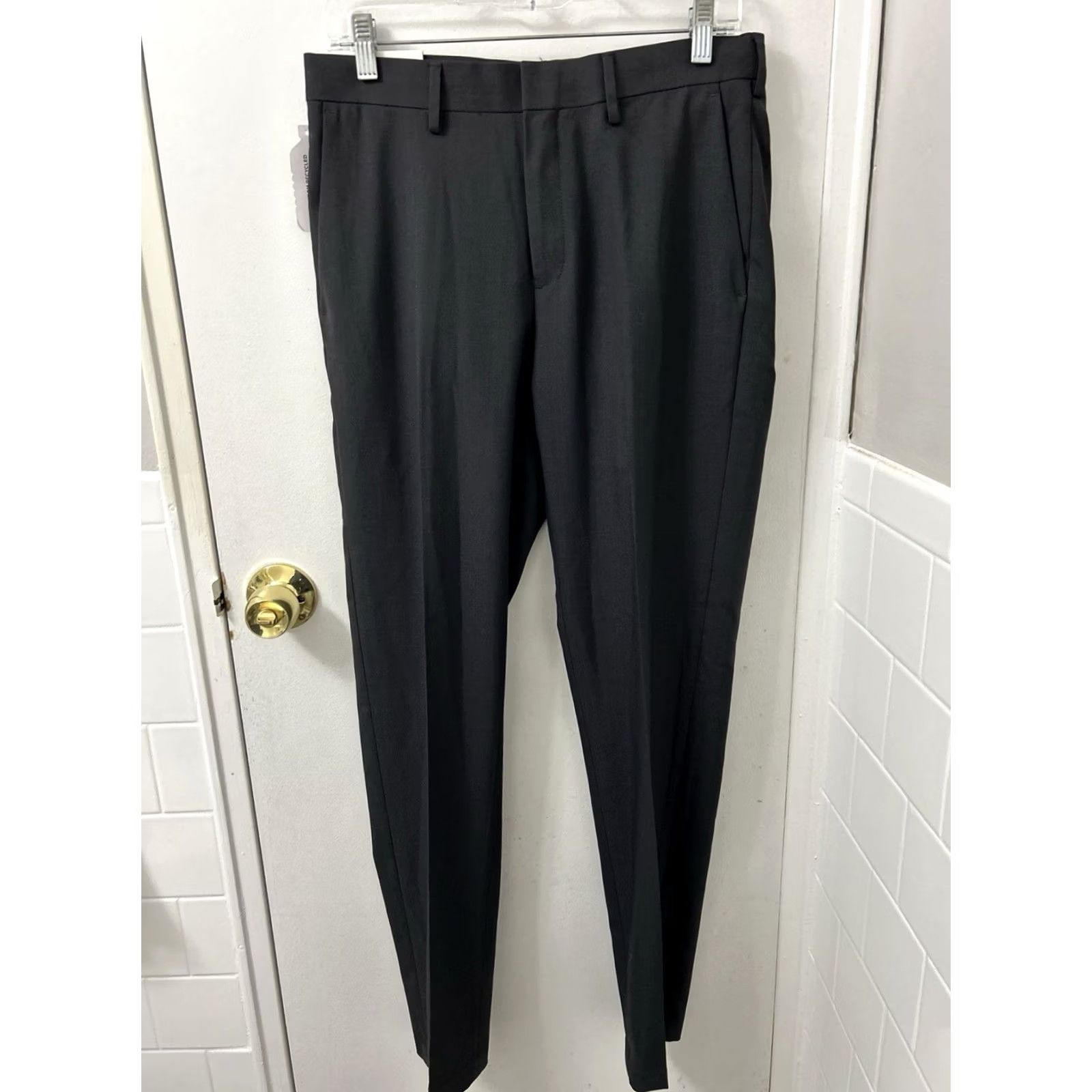 Haggar Haggar Premium Stretch Dress Pants Mens 30x32 Gray YKK Trousers NWT Slim Fit Size US 30 / EU 46 - 5 Thumbnail