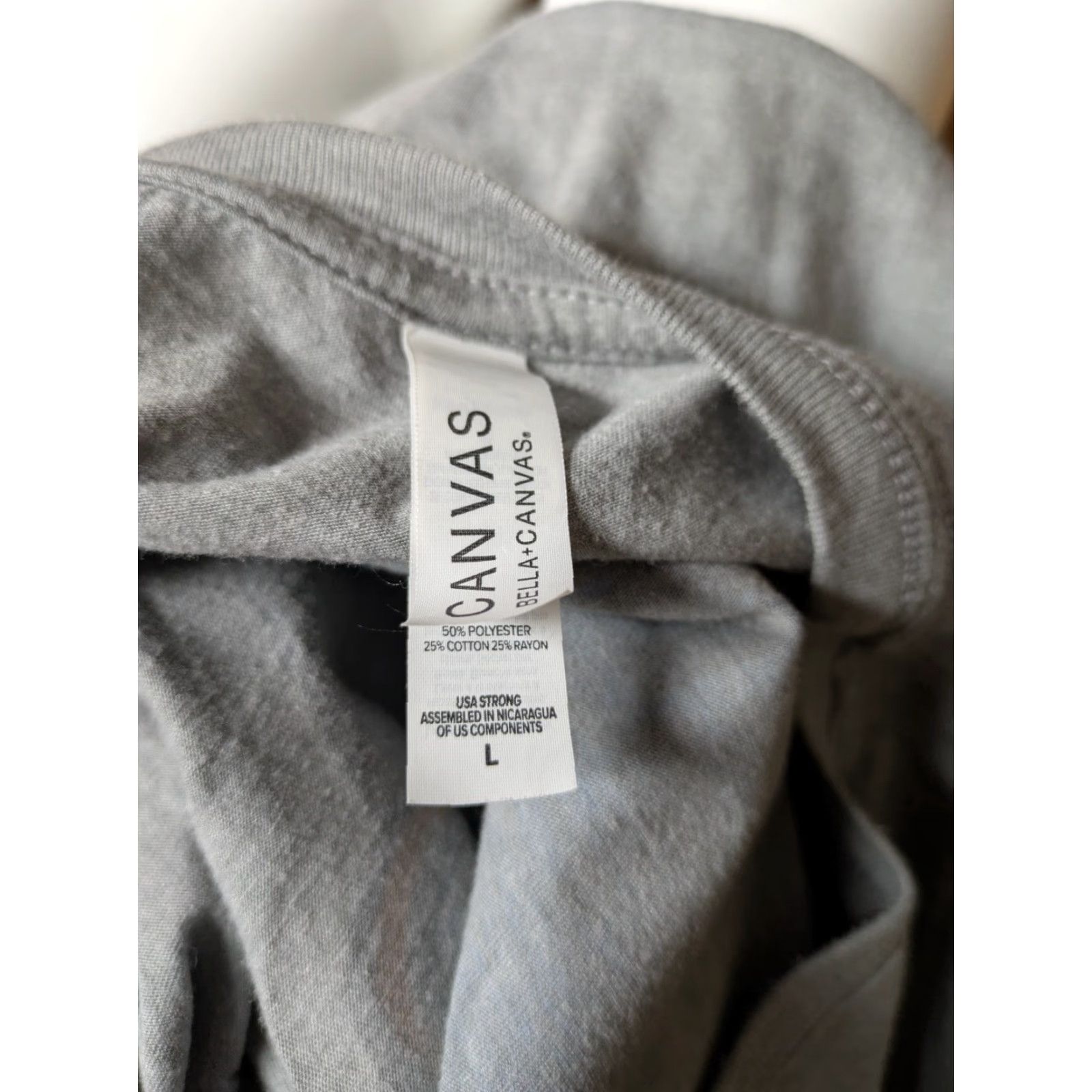 Vintage VINTAGE Canvas T-Shirt Lacrosse Men L Gray Seagull Logo 50% Polyester 25% Cotton 25% Rayon Size US L / EU 52-54 / 3 - 4 Thumbnail