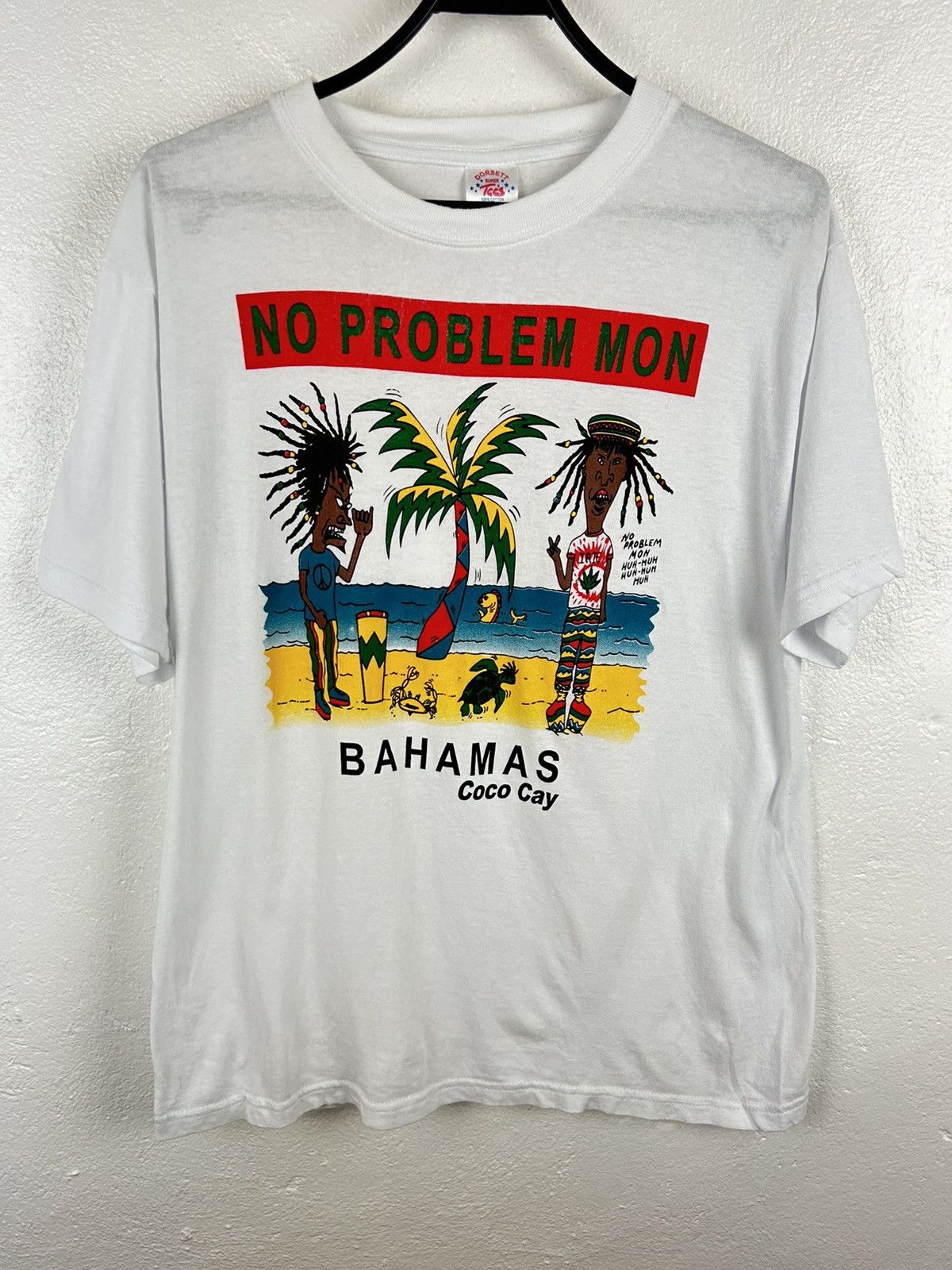 Vintage Vintage Black Beavis & Butthead Parody Bahamas Humor T-Shirt Size US M / EU 48-50 / 2 - 1 Thumbnail