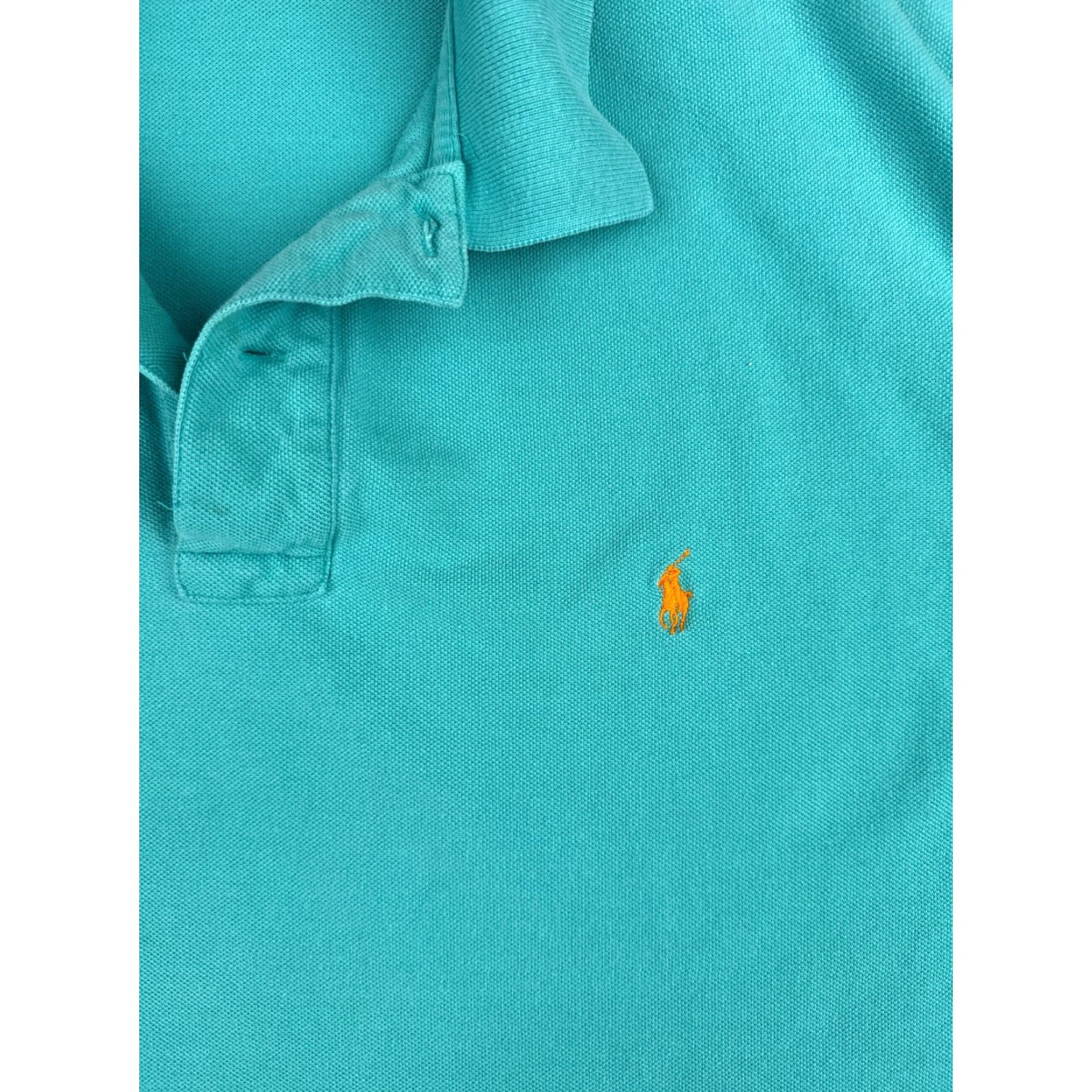 Ralph Lauren VINTAGE Ralph Lauren Polo Shirt Men XL Blue 100% Cotton Jersey Polo Shirt Mod ern American Sports Mens Size US XL / EU 56 / 4 - 6 Thumbnail