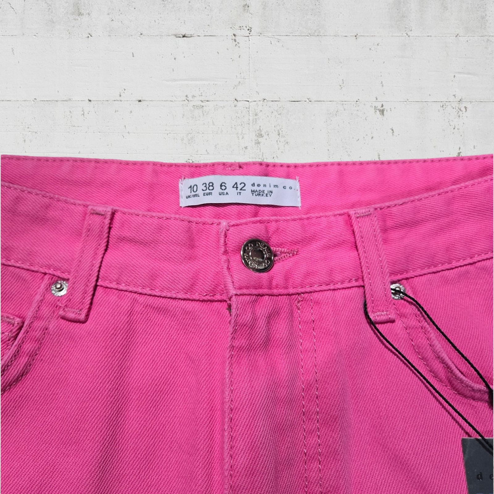 Other Hot Pink Bermuda Denim Shorts Size 6 Size 28" / US 6 / IT 42 - 3 Thumbnail