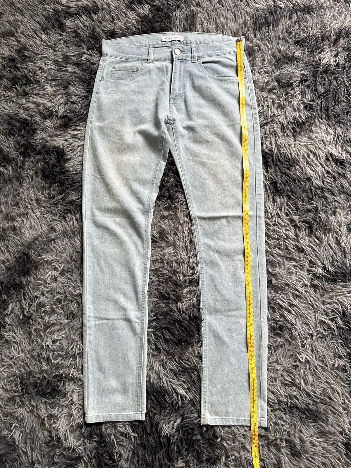 AZ by junhashimoto × Japanese Brand × junhashimoto SS18- AZ by Junhashimoto light denim Size US 31 - 10 Thumbnail