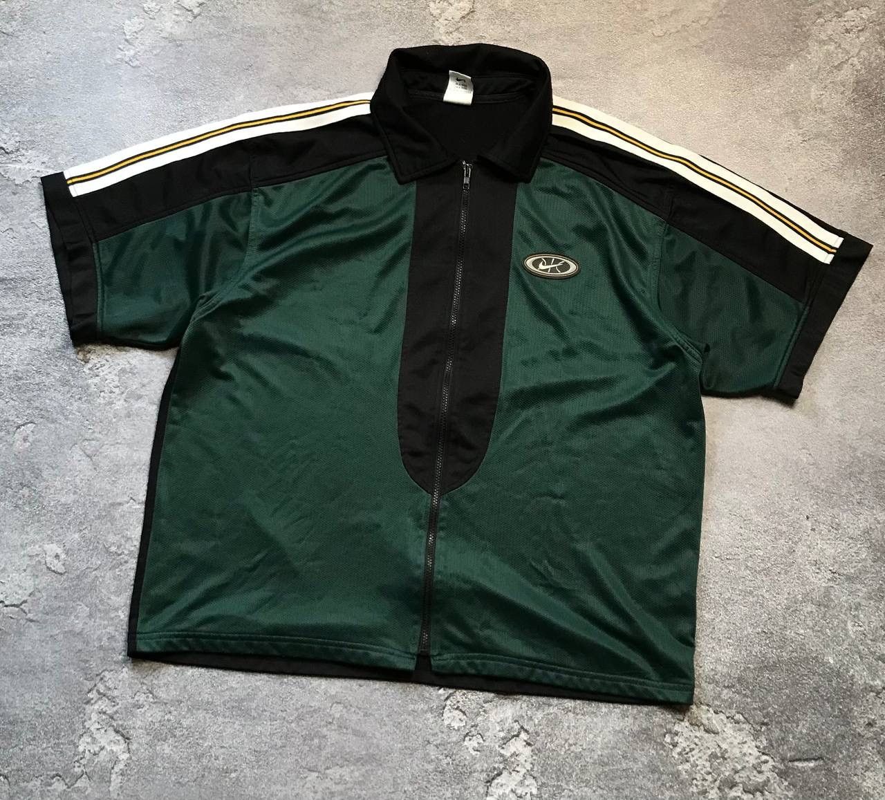 Nike Nike Basketball Full Zip Tee Vintage 90s/00s Size US L / EU 52-54 / 3 - 1 Thumbnail