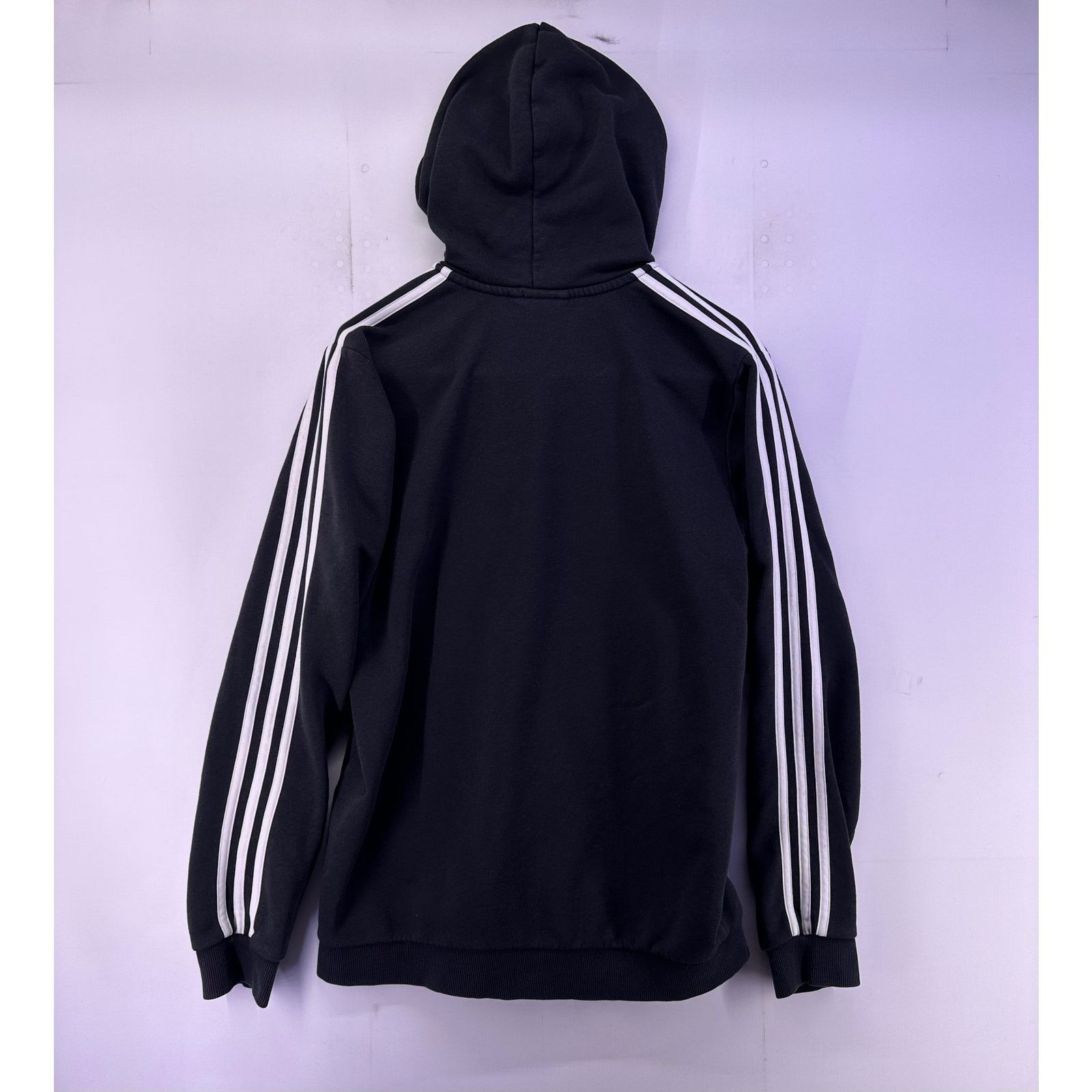 Adidas Adidas Black and White Zip Up Hoodie Size Large Size US L / EU 52-54 / 3 - 7 Thumbnail